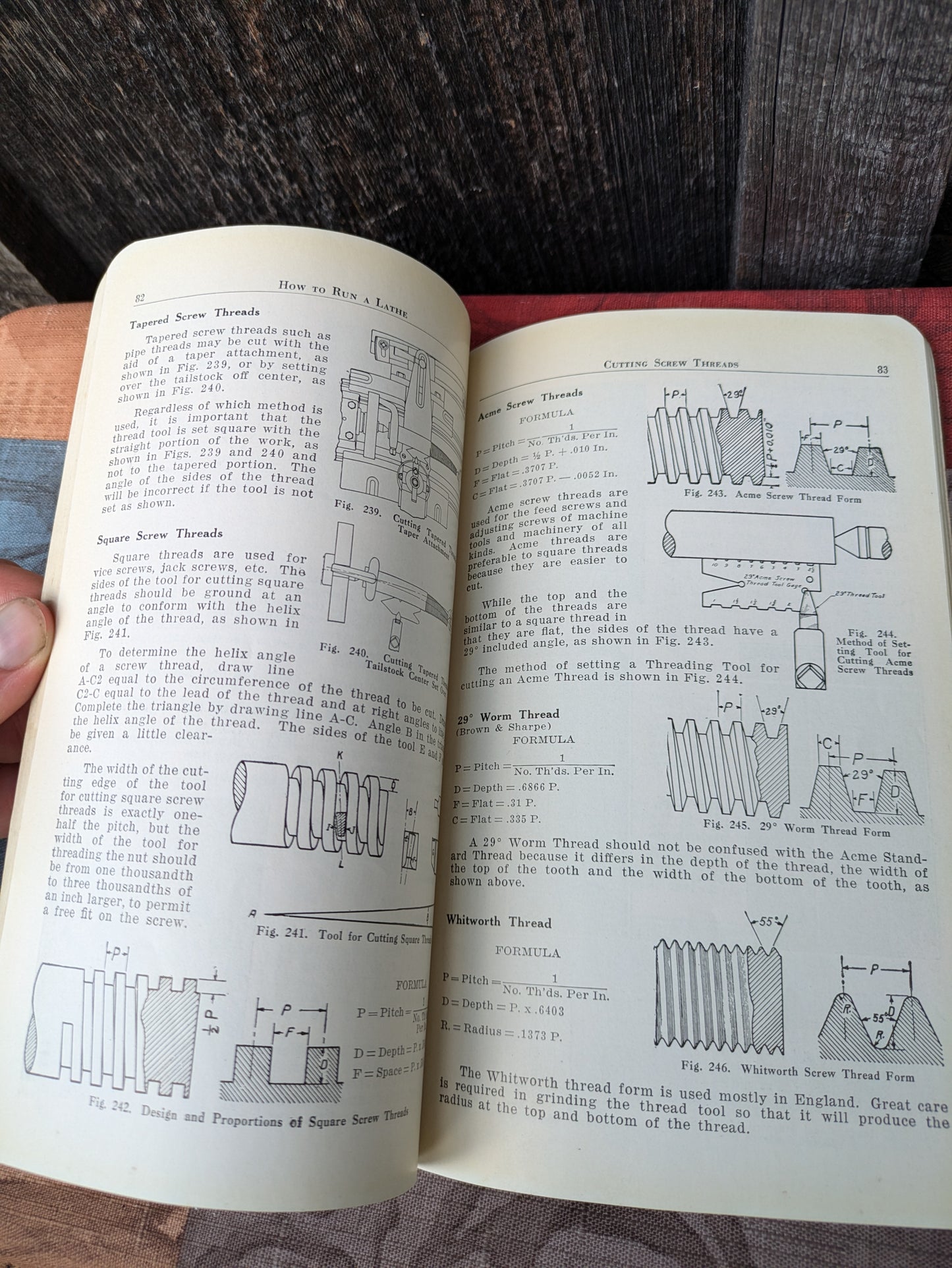 How to Run a Lathe, Care and Operation of a Screw Cutting Lathe