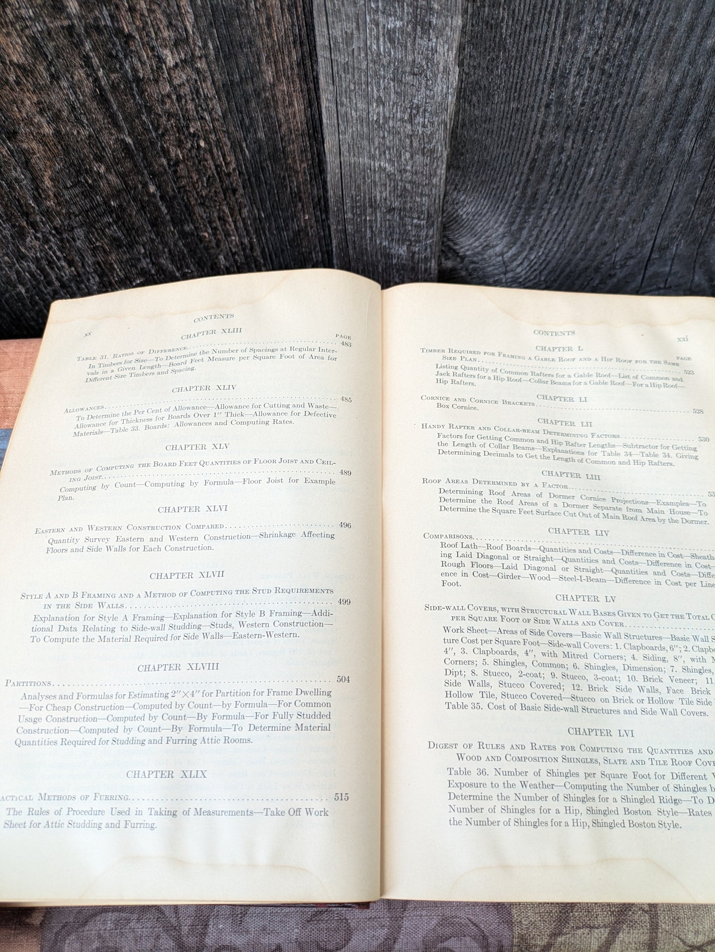 A Complete System for Estimating the Quantities and Costs of Frame and Brick Houses by Alfred Donley. 1926 First Edition