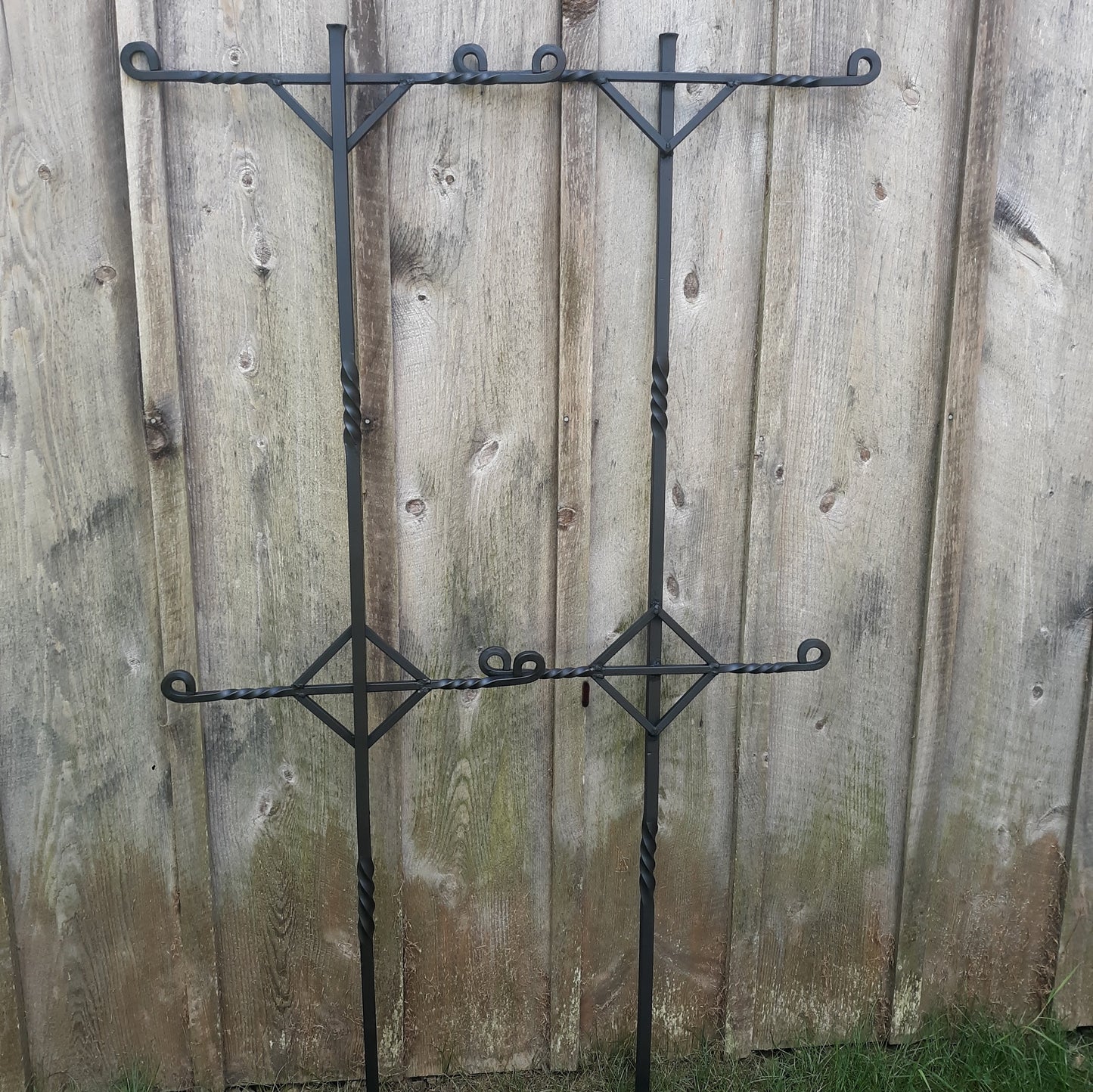 Hand Forged Garden Trellis Support