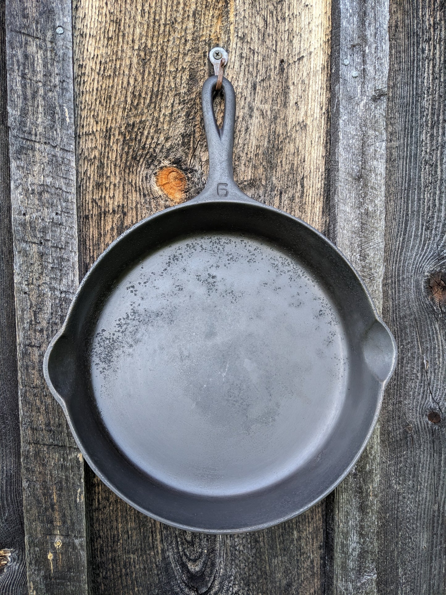 Vintage Victor by Griswold #9 Cast Iron Skillet Fully Marked Erie PA