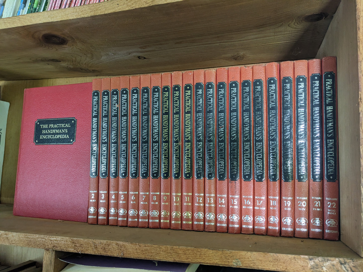 Complete Set The Practical Handyman's Encyclopedia, 1965 Illustrated 22 Volumes