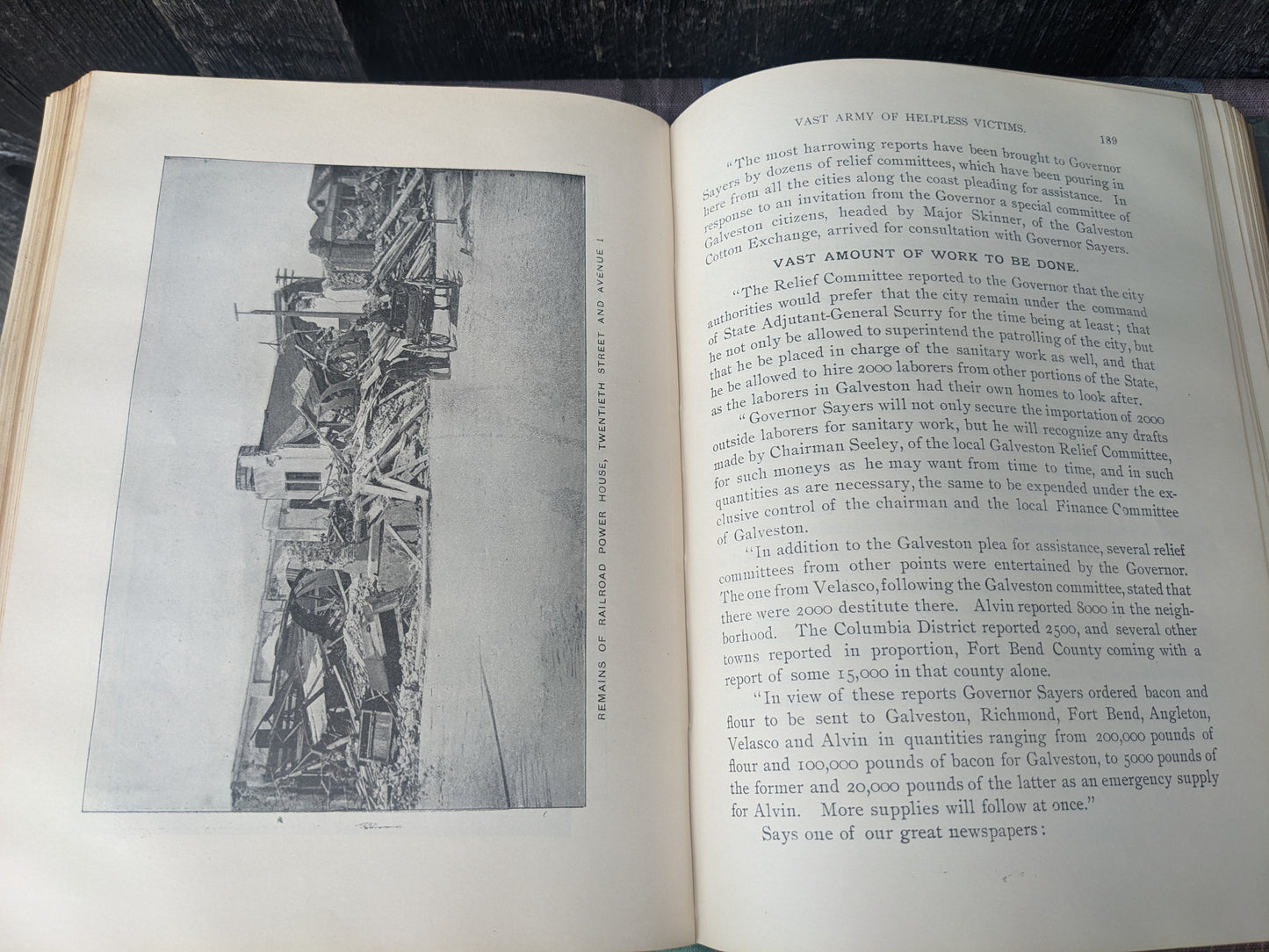 The Great Galveston Disaster Illustrated by Paul Lester, 1900 First Edition