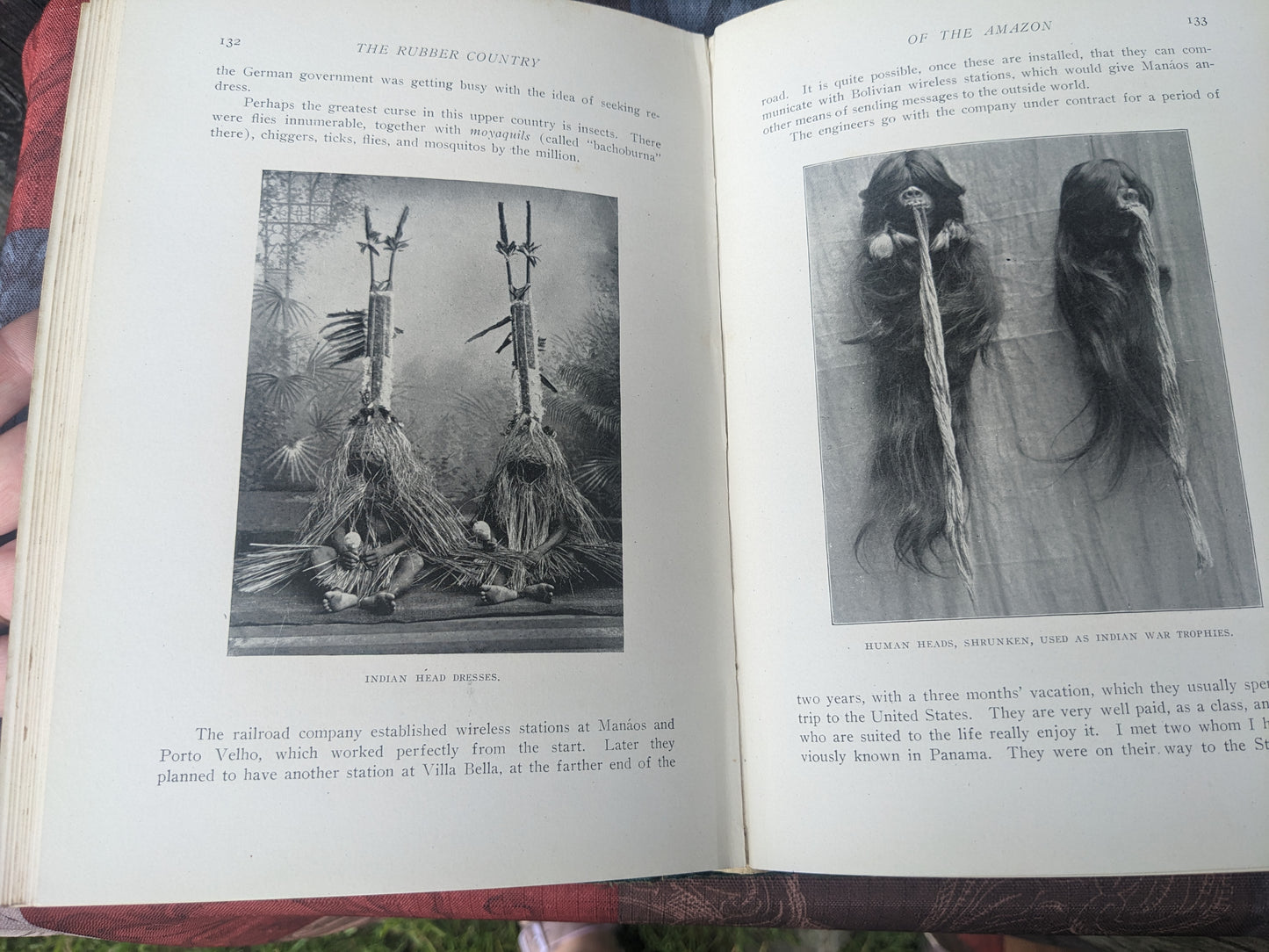 The Rubber Country of the Amazon by Henry Pearson, 1911 First Edition