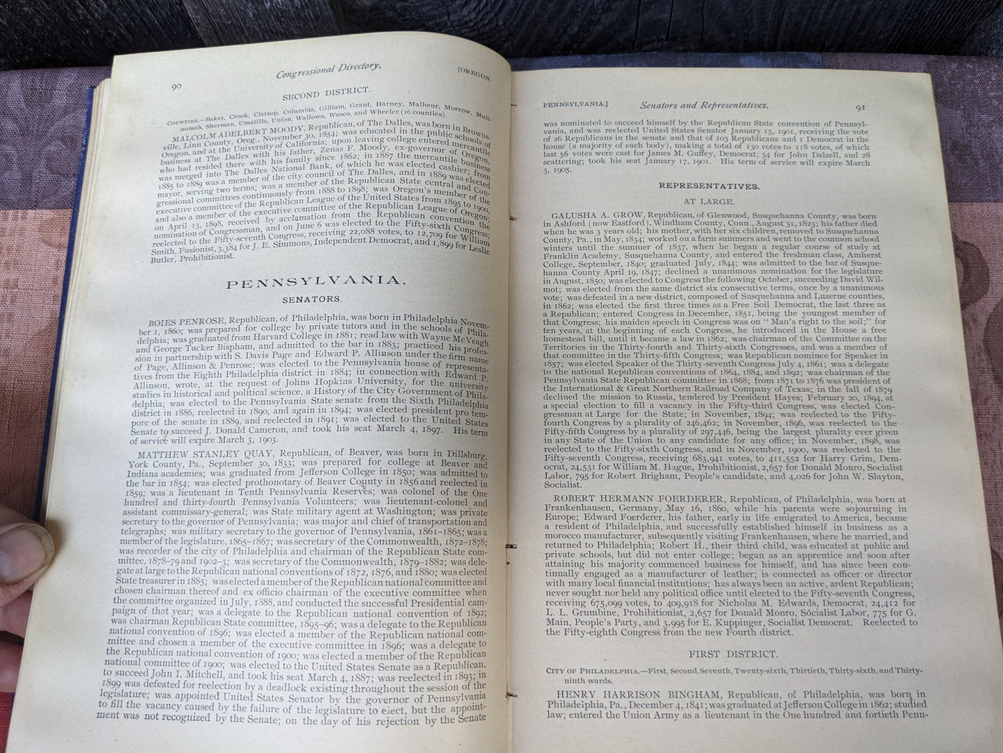 Official Congressional Directory, 1903, 57th Congress 2nd Session