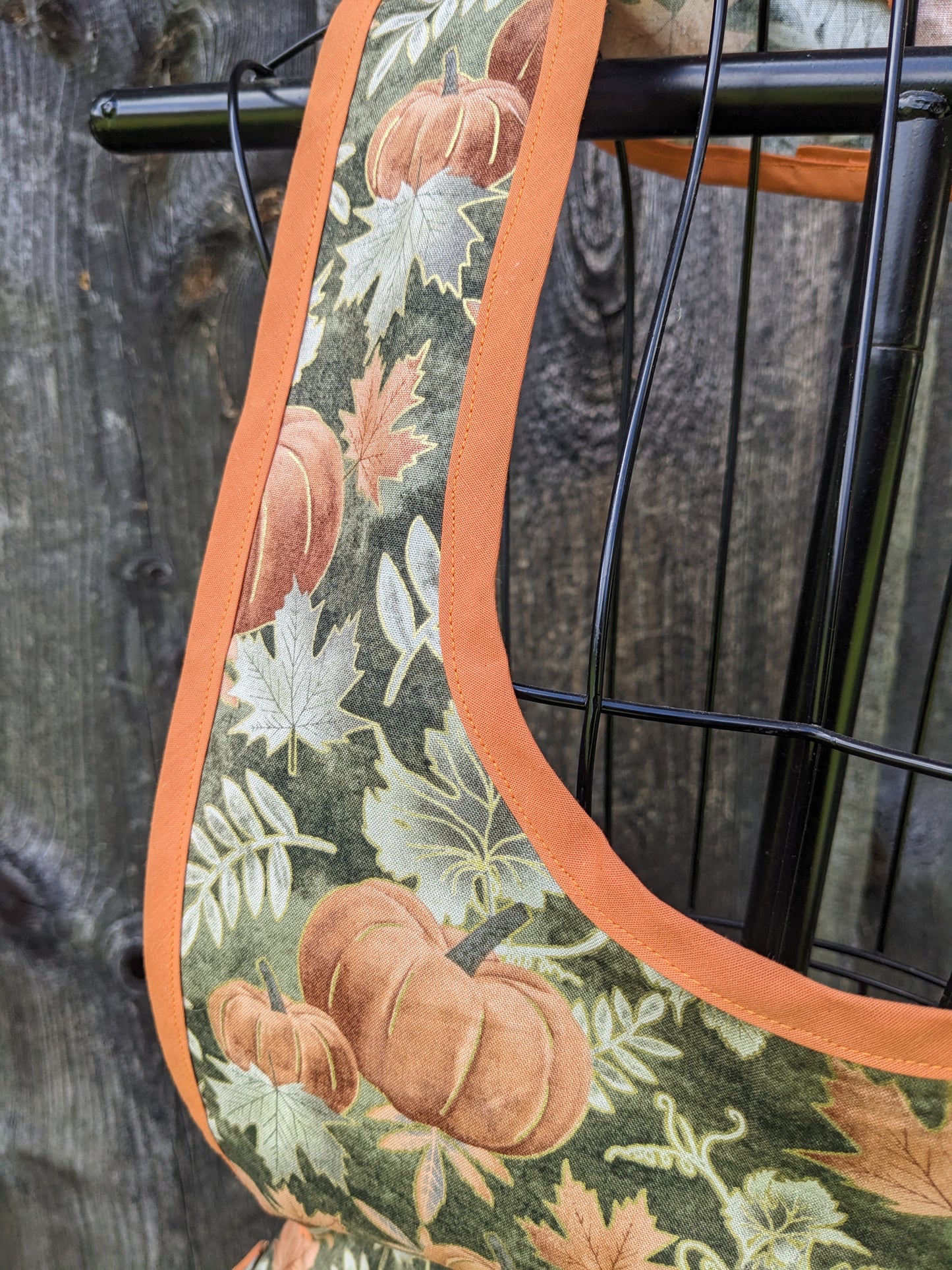 Vintage Inspired Pumpkin Party Autumn Apron
