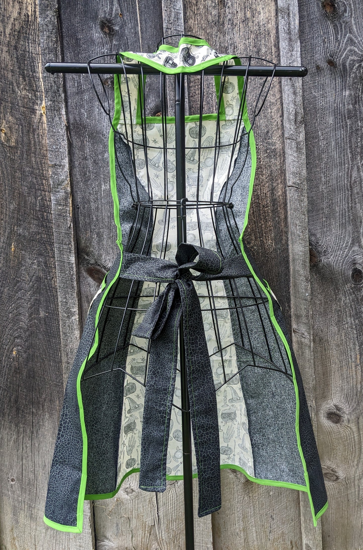 Spooky Witch Vintage Inspired Halloween Apron