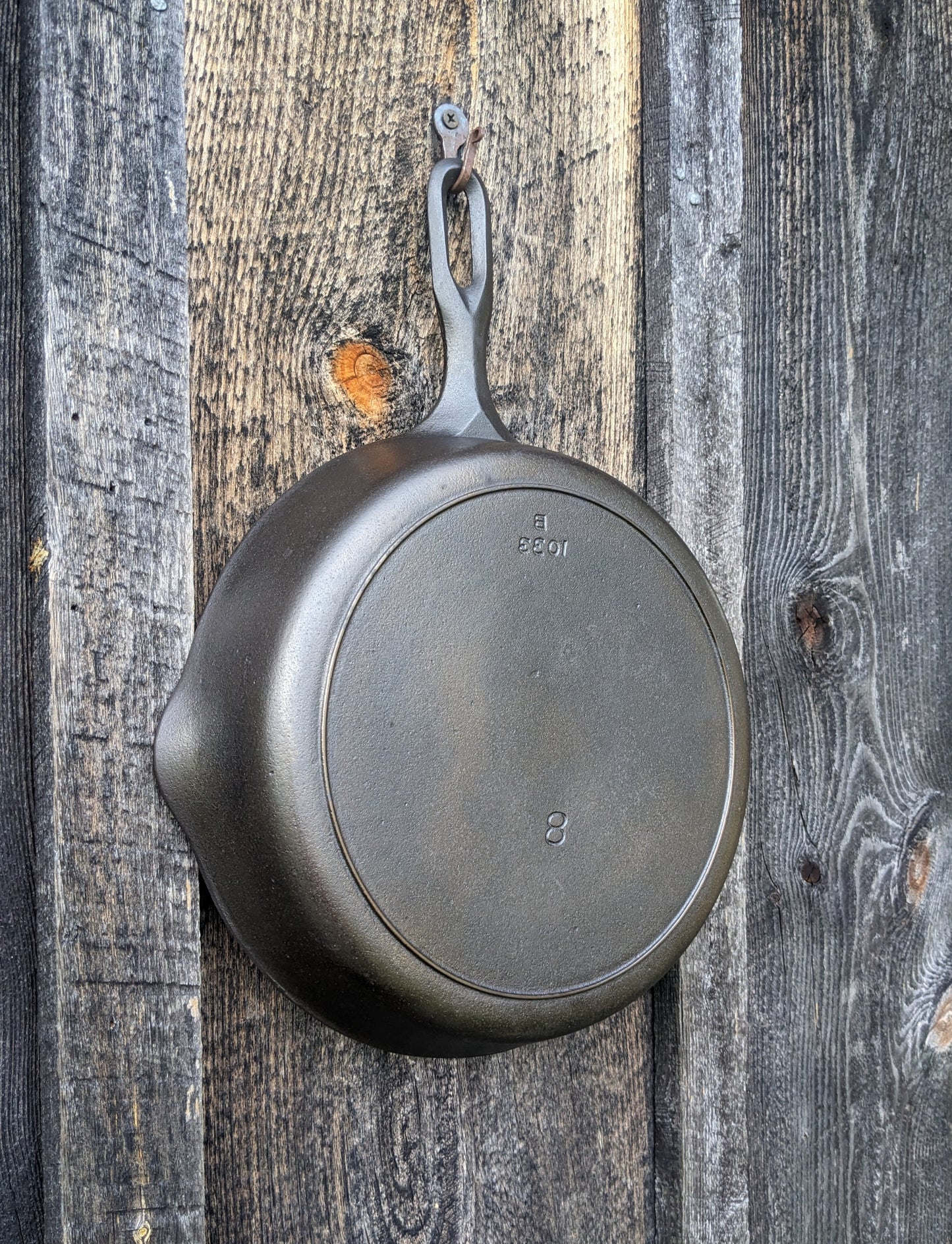Griswold Iron Mountain #8 Cast Iron Skillet 1033 B