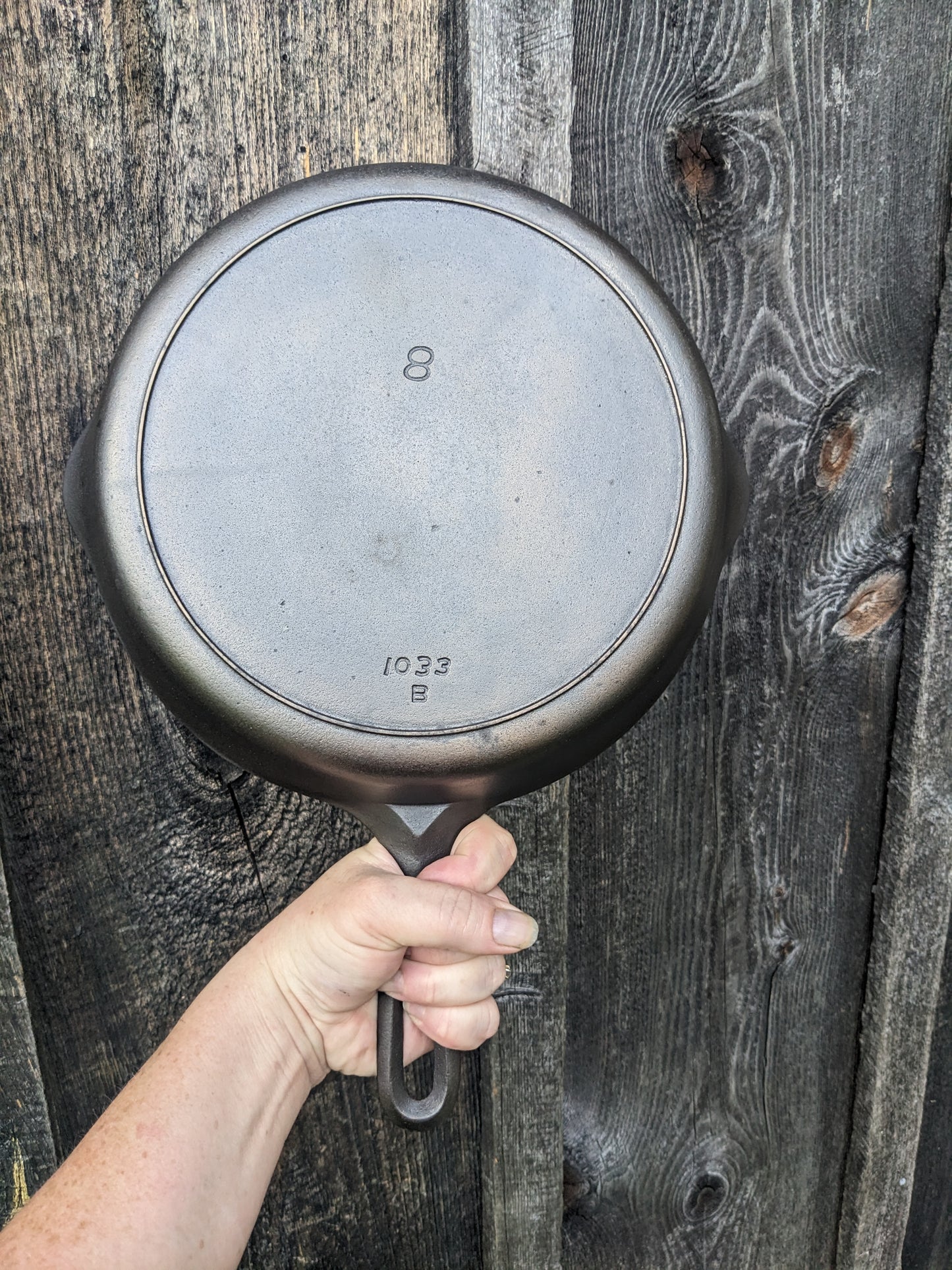 Griswold Iron Mountain #8 Cast Iron Skillet 1033 B