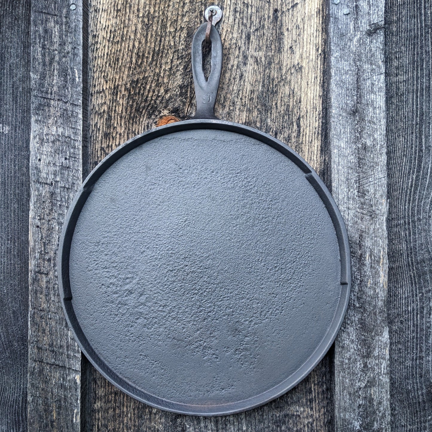Antique Cast Iron Griddle, Size #9- Great for Pancakes!