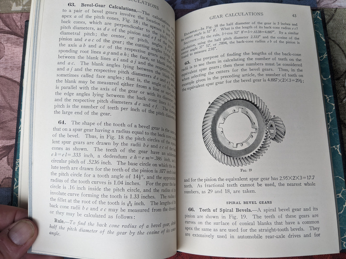 Gear Calculations and Cutting by International Textbook Company of Scranton, PA, 1934