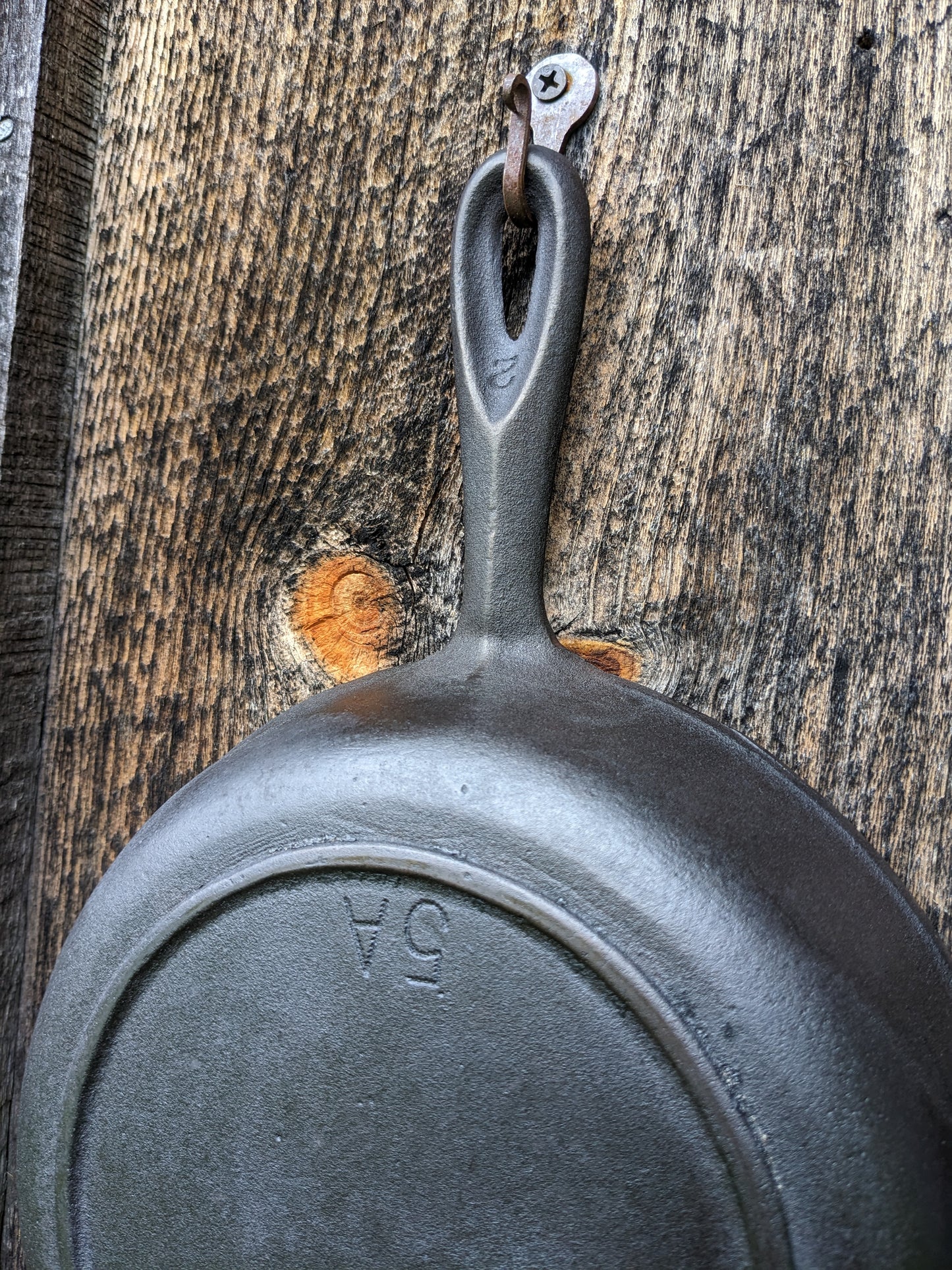 Vintage BSR Red Mountain #5 Cast Iron Skillet