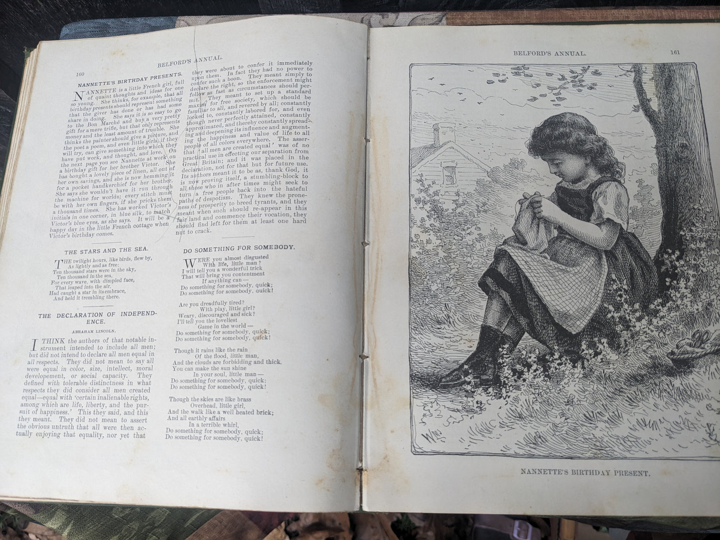Belford's Annual 1888-1889, Illustrated, edited by Thomas W. Hanford. Short Stories, Poems and More