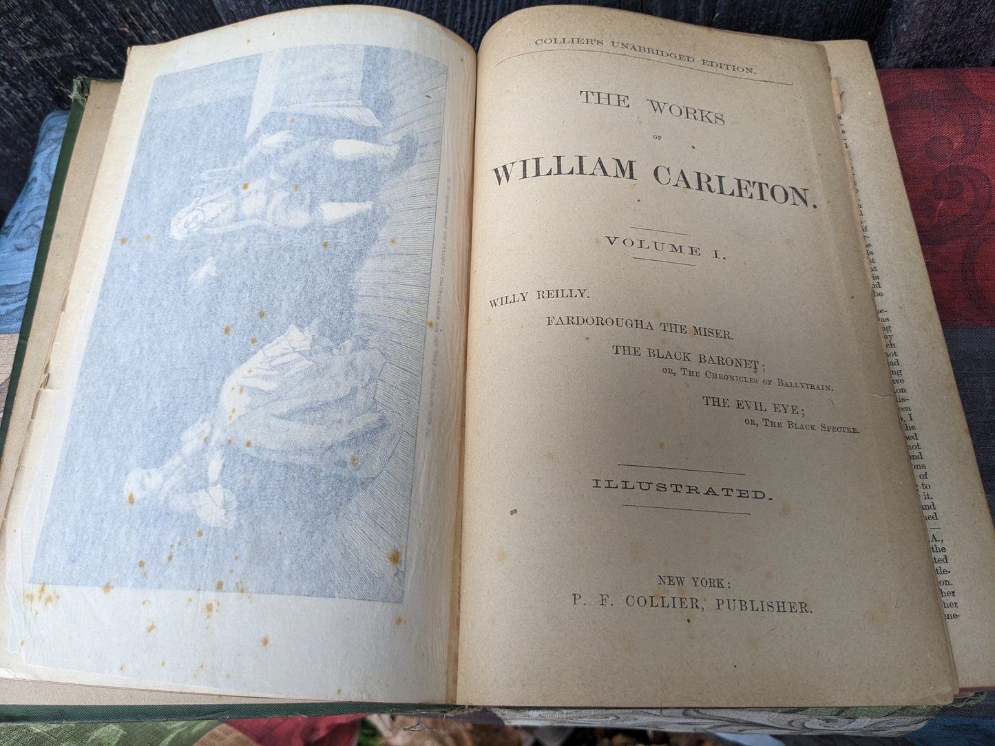 Collier's Unabridged Edition of The Works of William Carleton, Volume I, 1890 Collection
