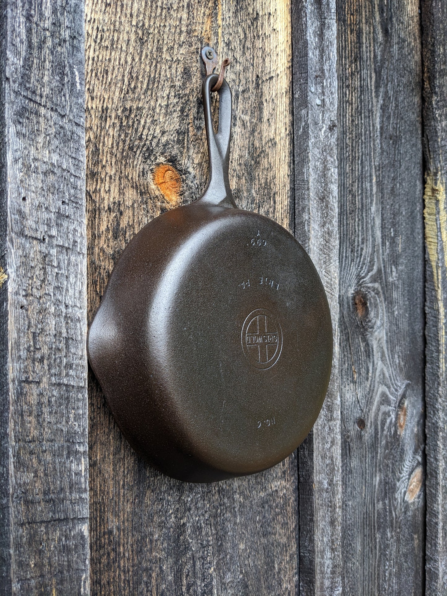 Griswold Small Block Logo #6 Cast Iron Skillet with Late Handle