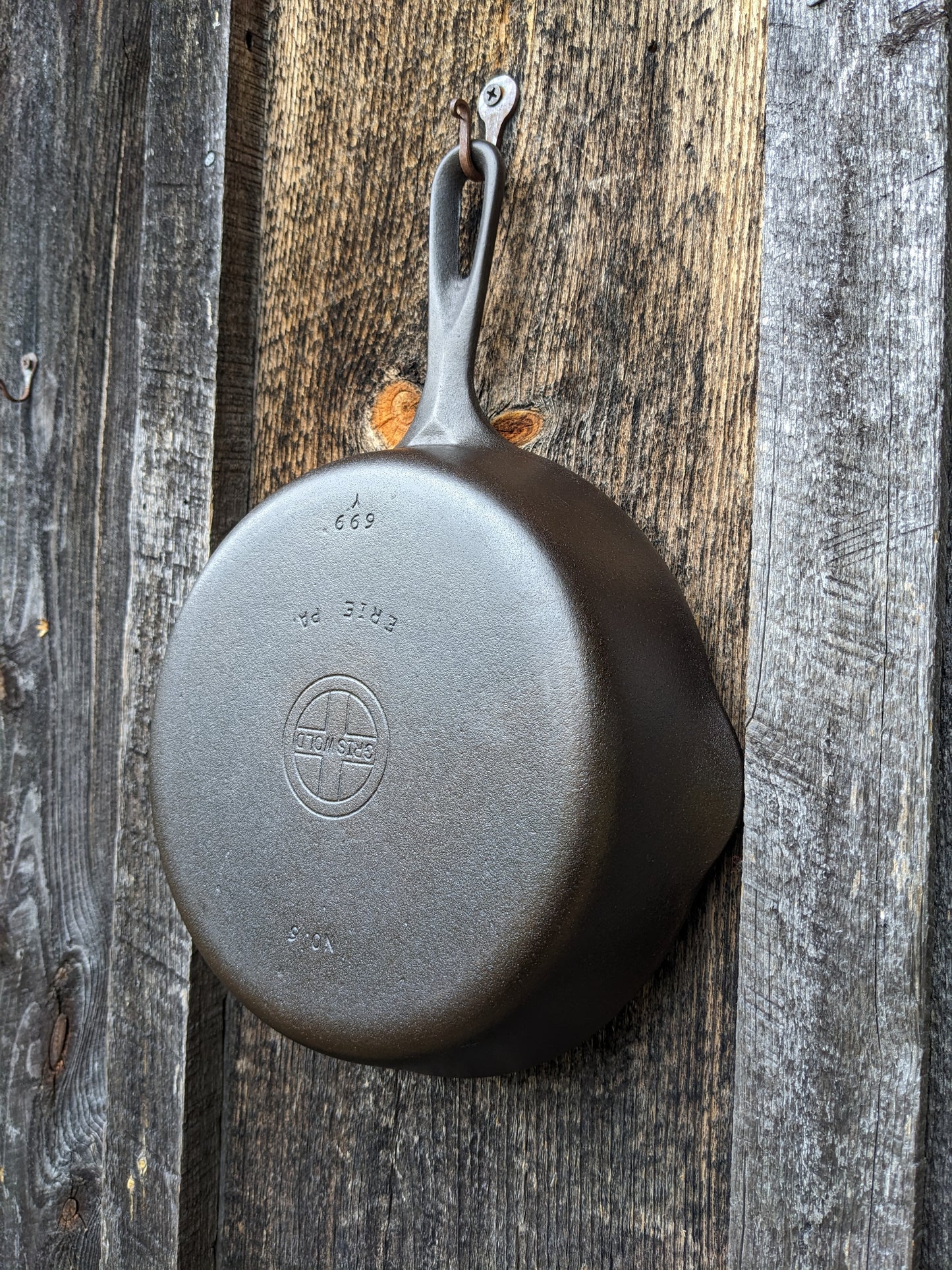 Griswold Small Block Logo #6 Cast Iron Skillet with Late Handle