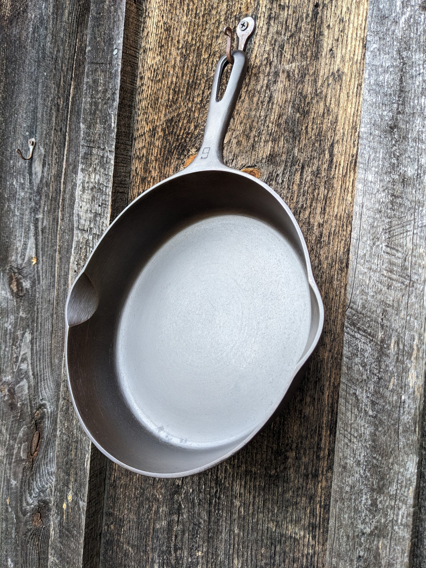 Griswold Small Block Logo #6 Cast Iron Skillet with Late Handle