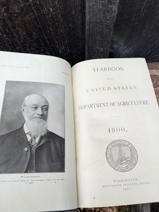 United States Department of Agriculture, Yearbook of Agriculture 1900