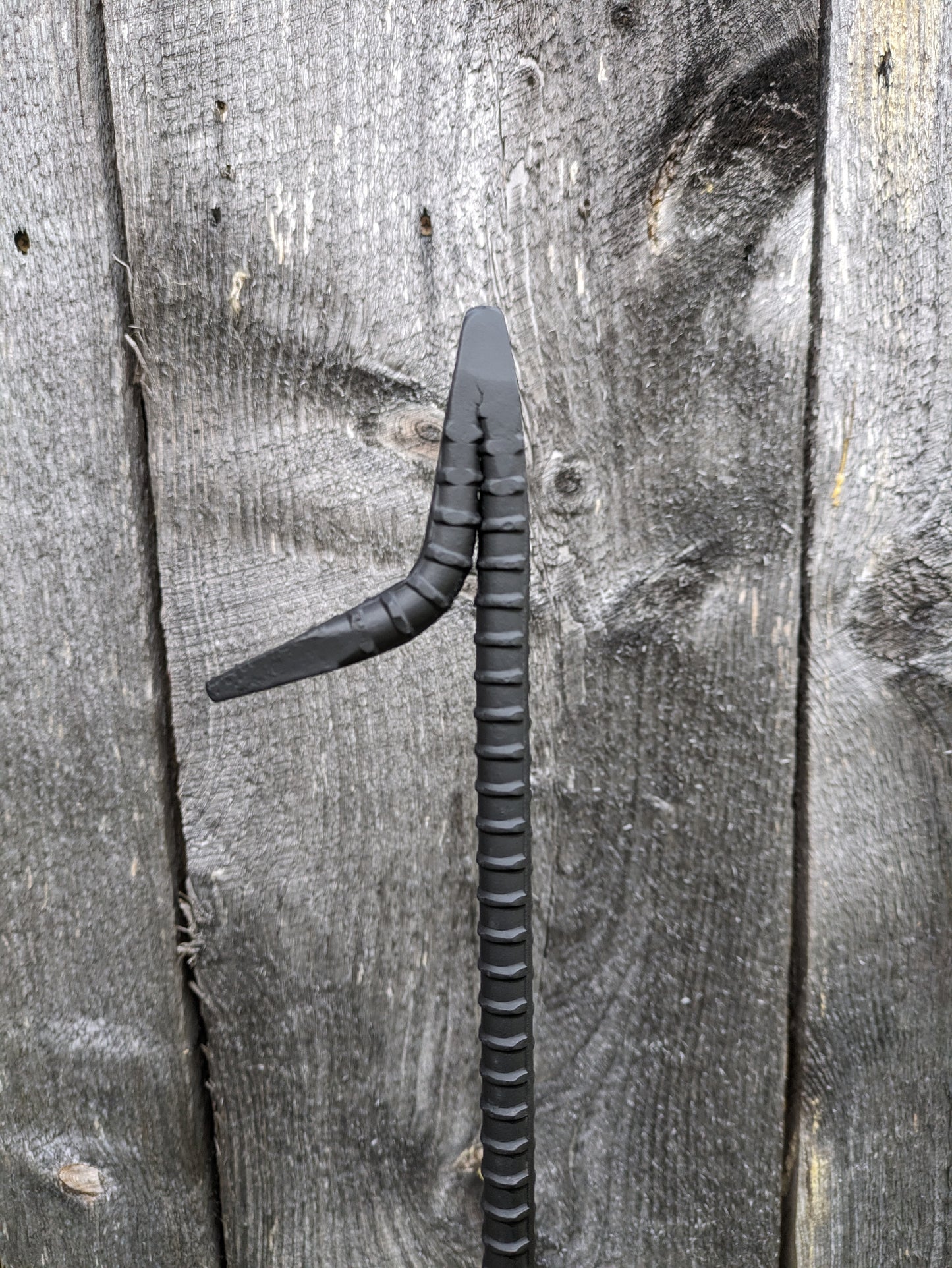 Hand Forged Fire Poker with Twisted Handle