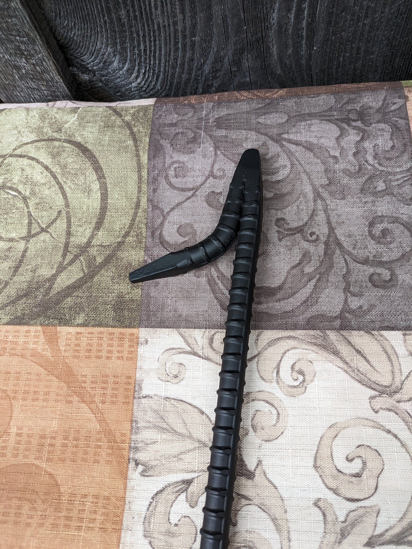 Hand Forged Fire Poker with Twisted Handle