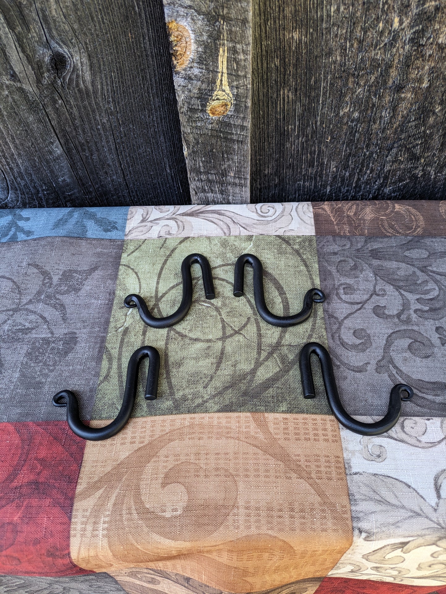 Extra Scroll Hooks for Pot Racks- Hand Forged Sturdy Movable Hooks