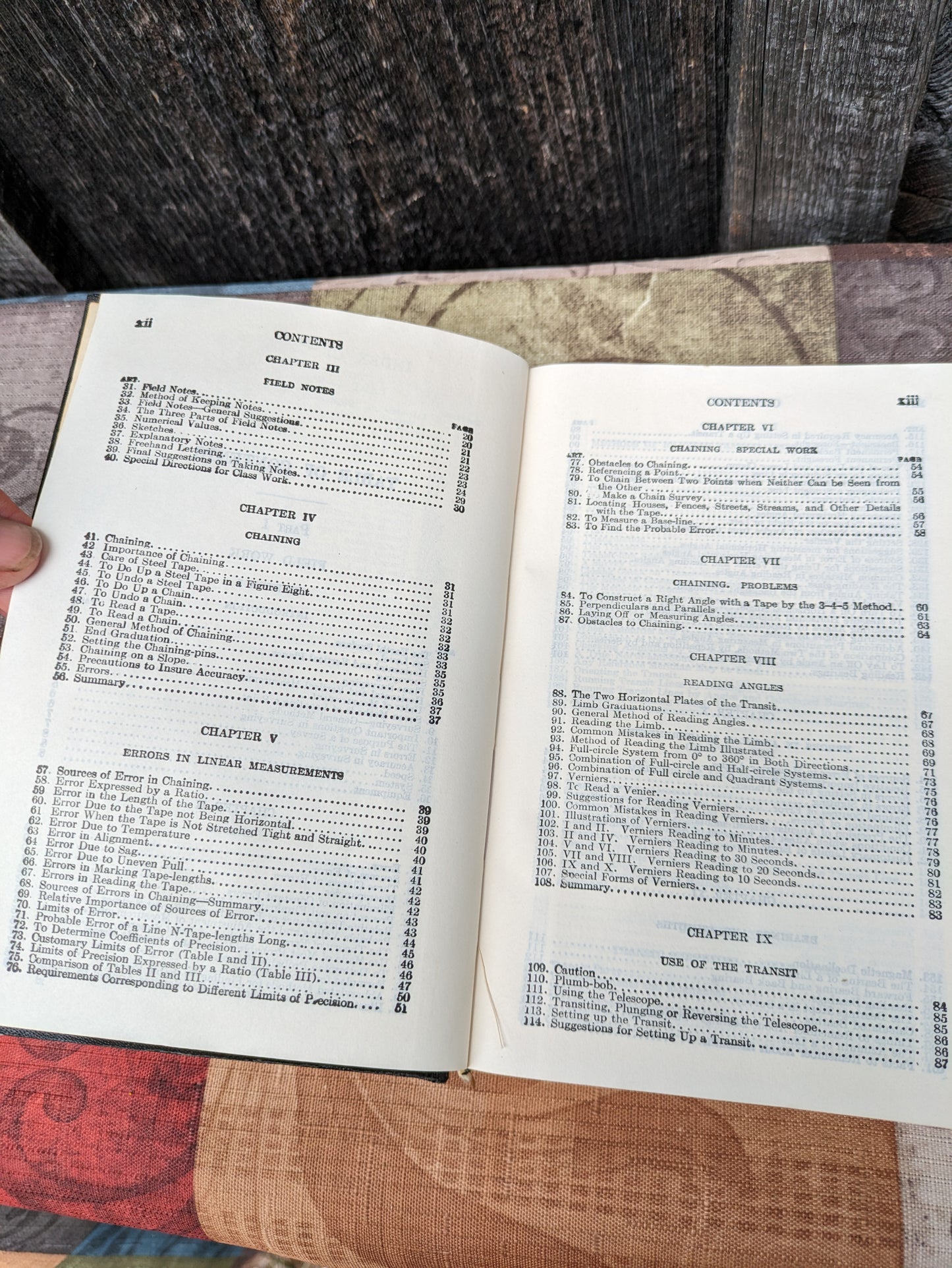 Plane Surveying, A Text-Book and Pocket Manuel by John Clayton Tracy, Vintage 1945 WW II edition