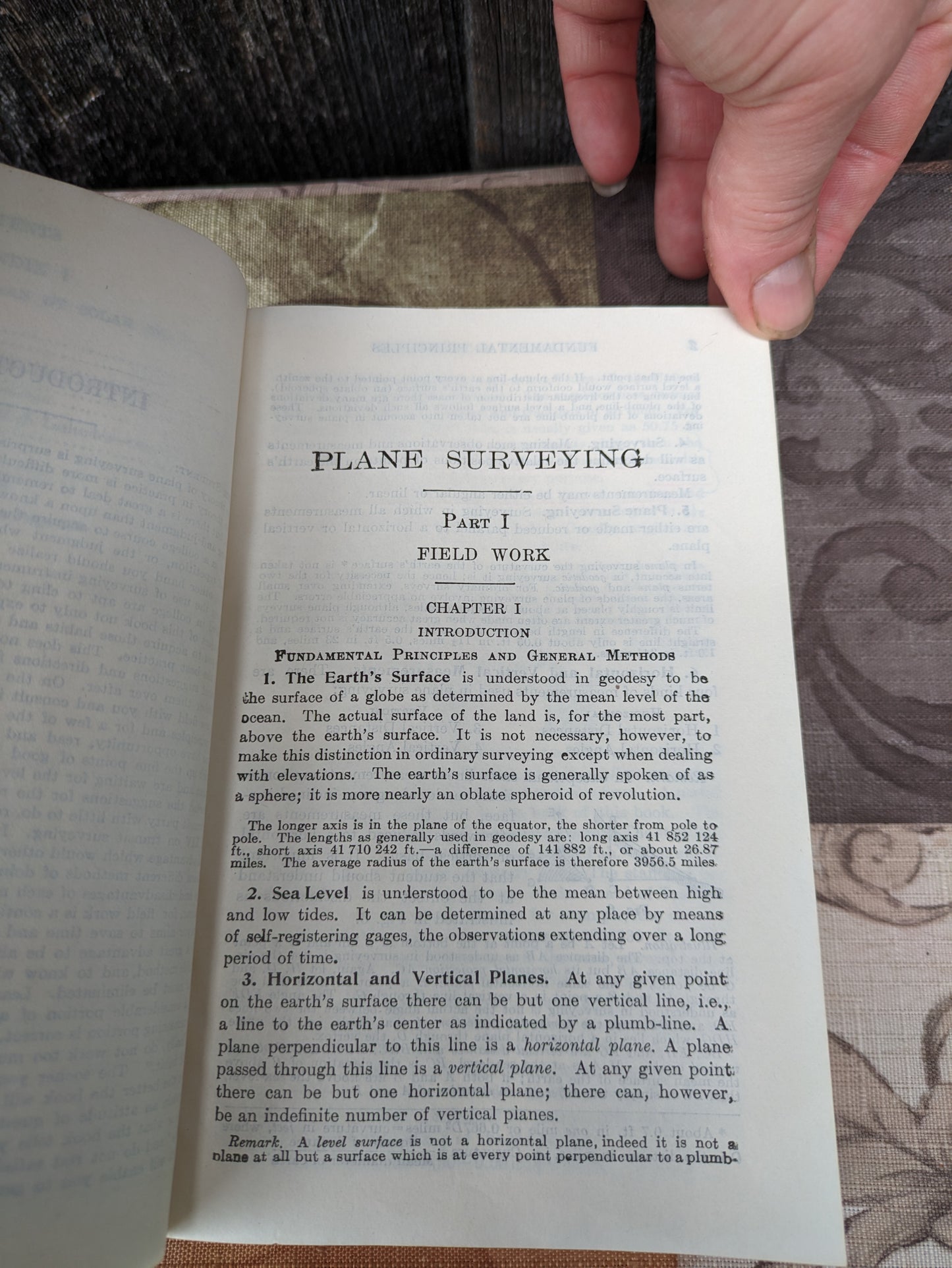 Plane Surveying, A Text-Book and Pocket Manuel by John Clayton Tracy, Vintage 1945 WW II edition