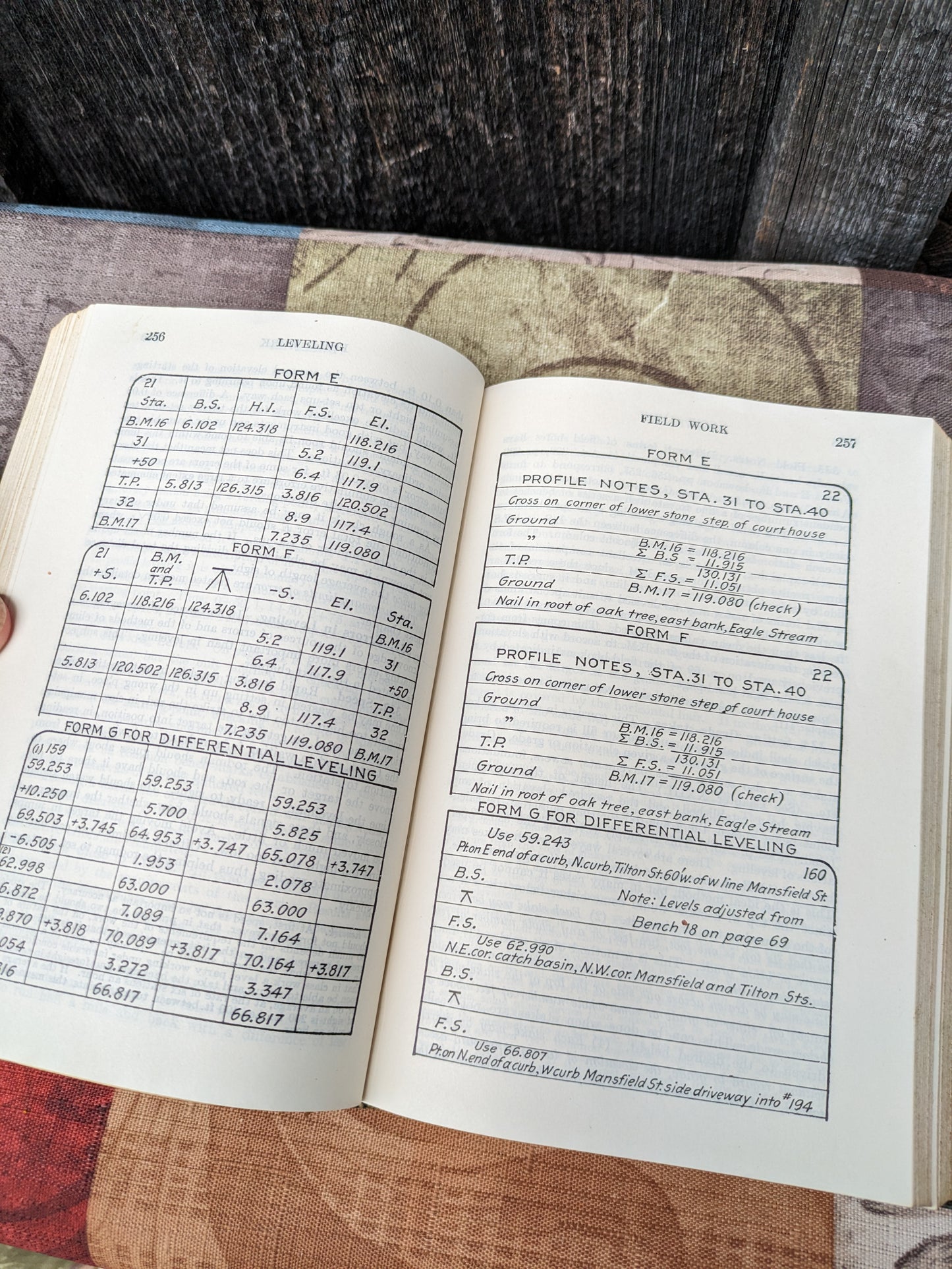 Plane Surveying, A Text-Book and Pocket Manuel by John Clayton Tracy, Vintage 1945 WW II edition