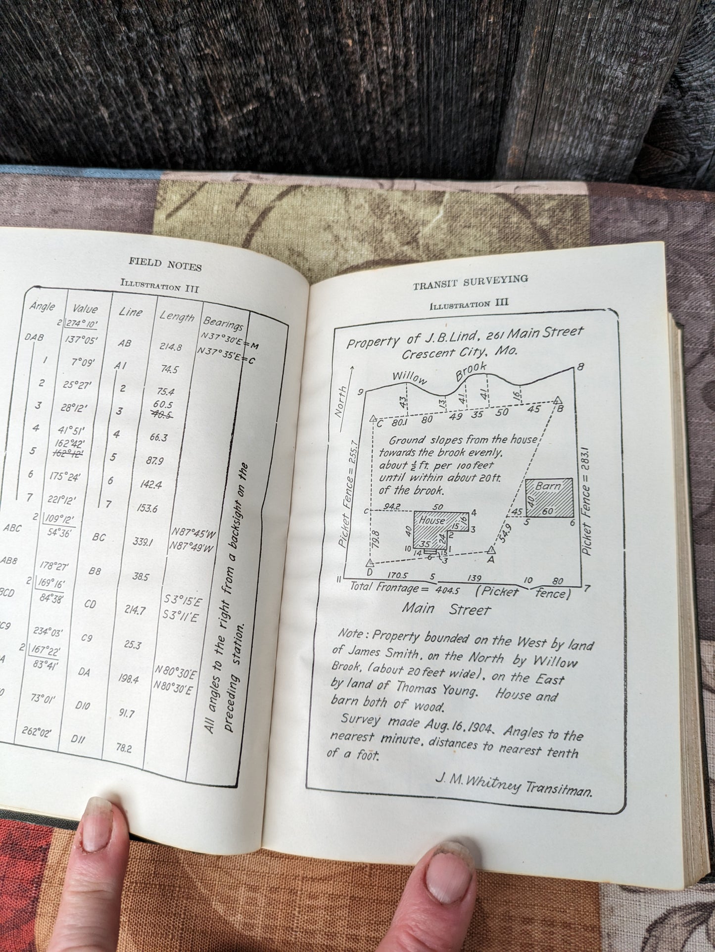 Plane Surveying, A Text-Book and Pocket Manuel by John Clayton Tracy, Vintage 1945 WW II edition