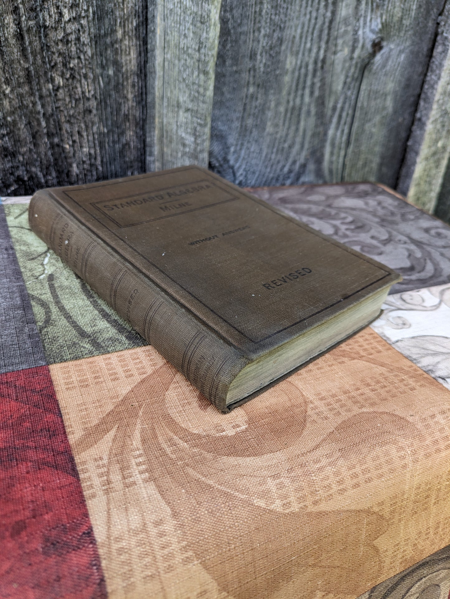 Standard Algebra by Milne, Antique 1914 copy.