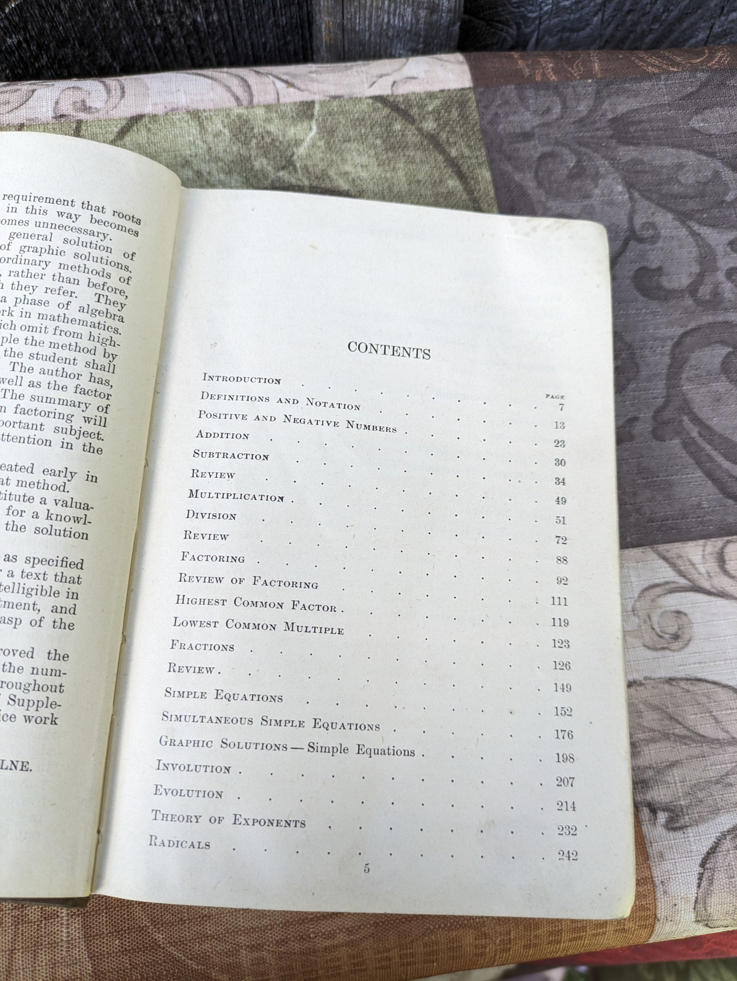 Standard Algebra by Milne, Antique 1914 copy.