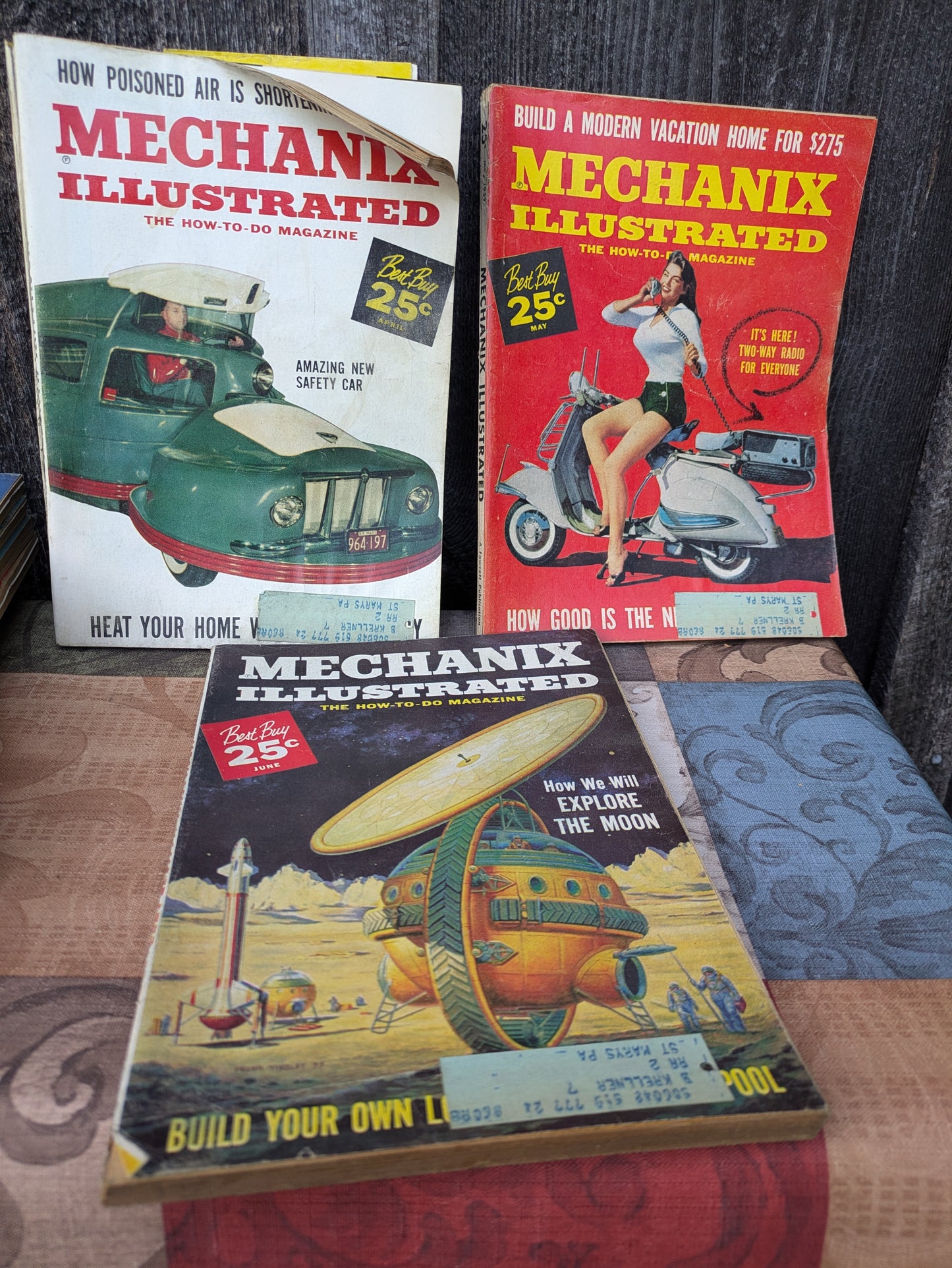 Mechanix Illustrated Magazines 1959 Full Year Set of 12