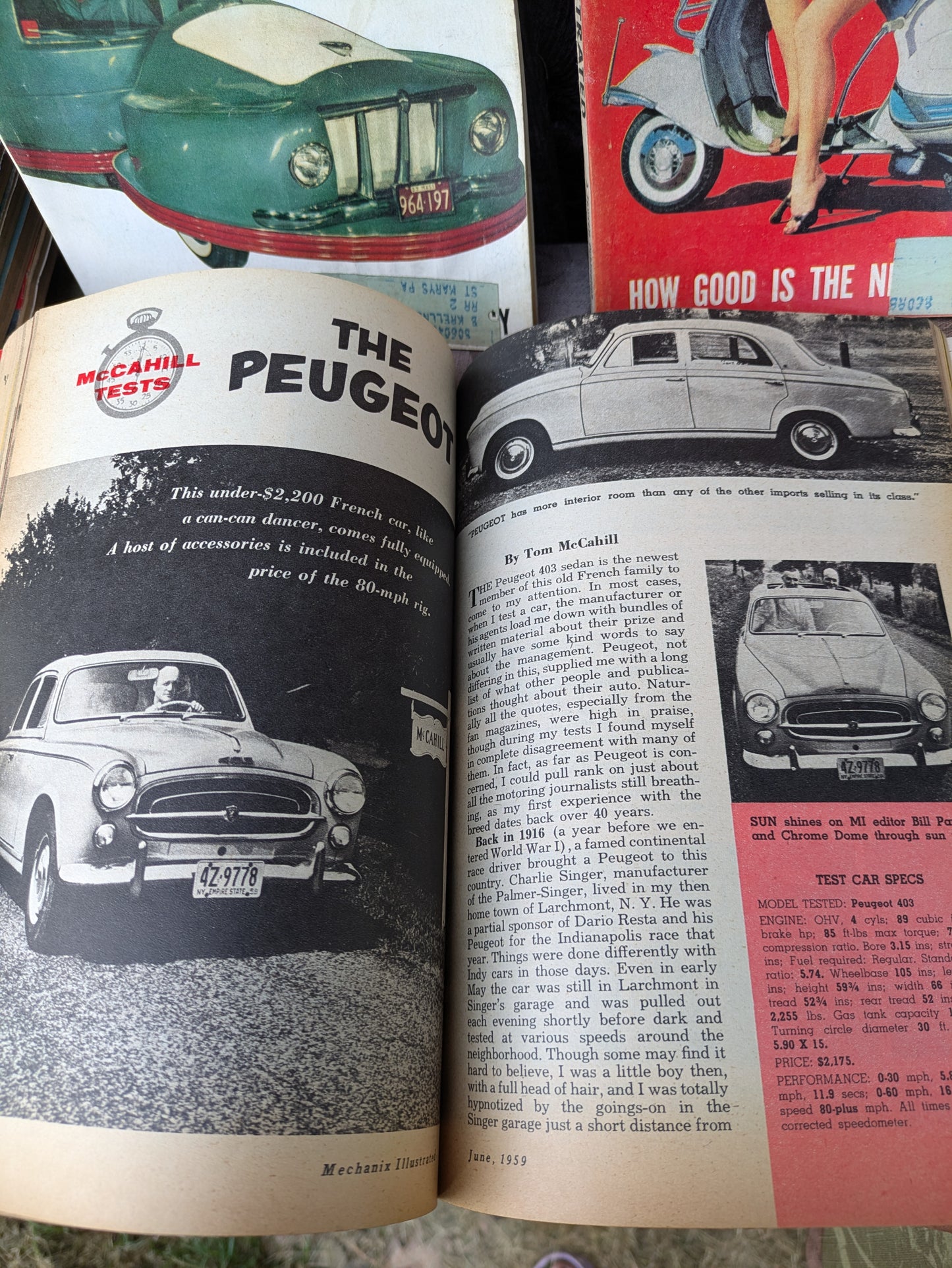 Mechanix Illustrated Magazines 1959 Full Year Set of 12