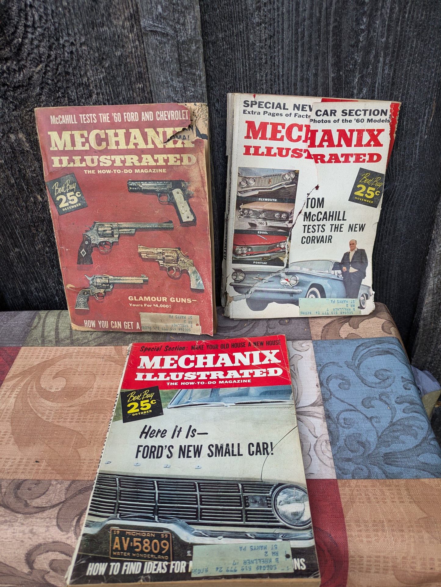 Mechanix Illustrated Magazines 1959 Full Year Set of 12