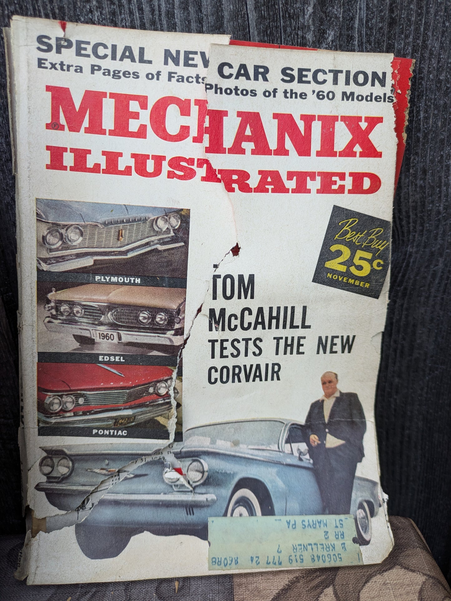Mechanix Illustrated Magazines 1959 Full Year Set of 12