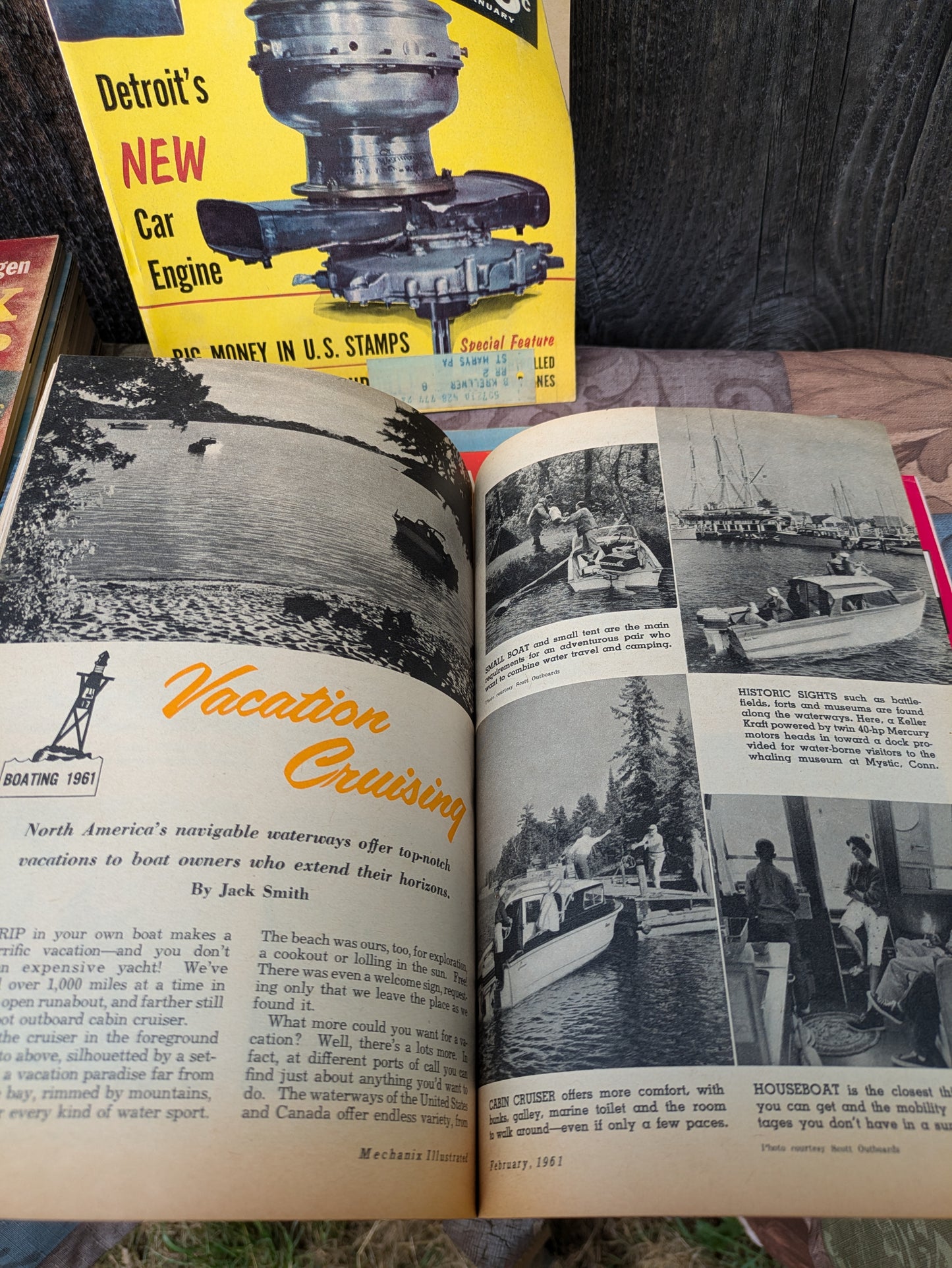 Set of 11 Vintage Mechanix Illustrated Magazines from 1961