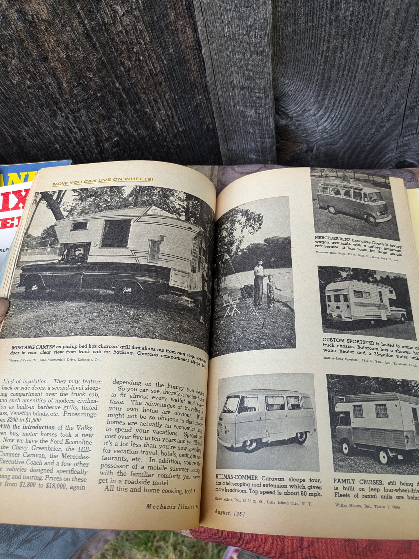 Set of 11 Vintage Mechanix Illustrated Magazines from 1961