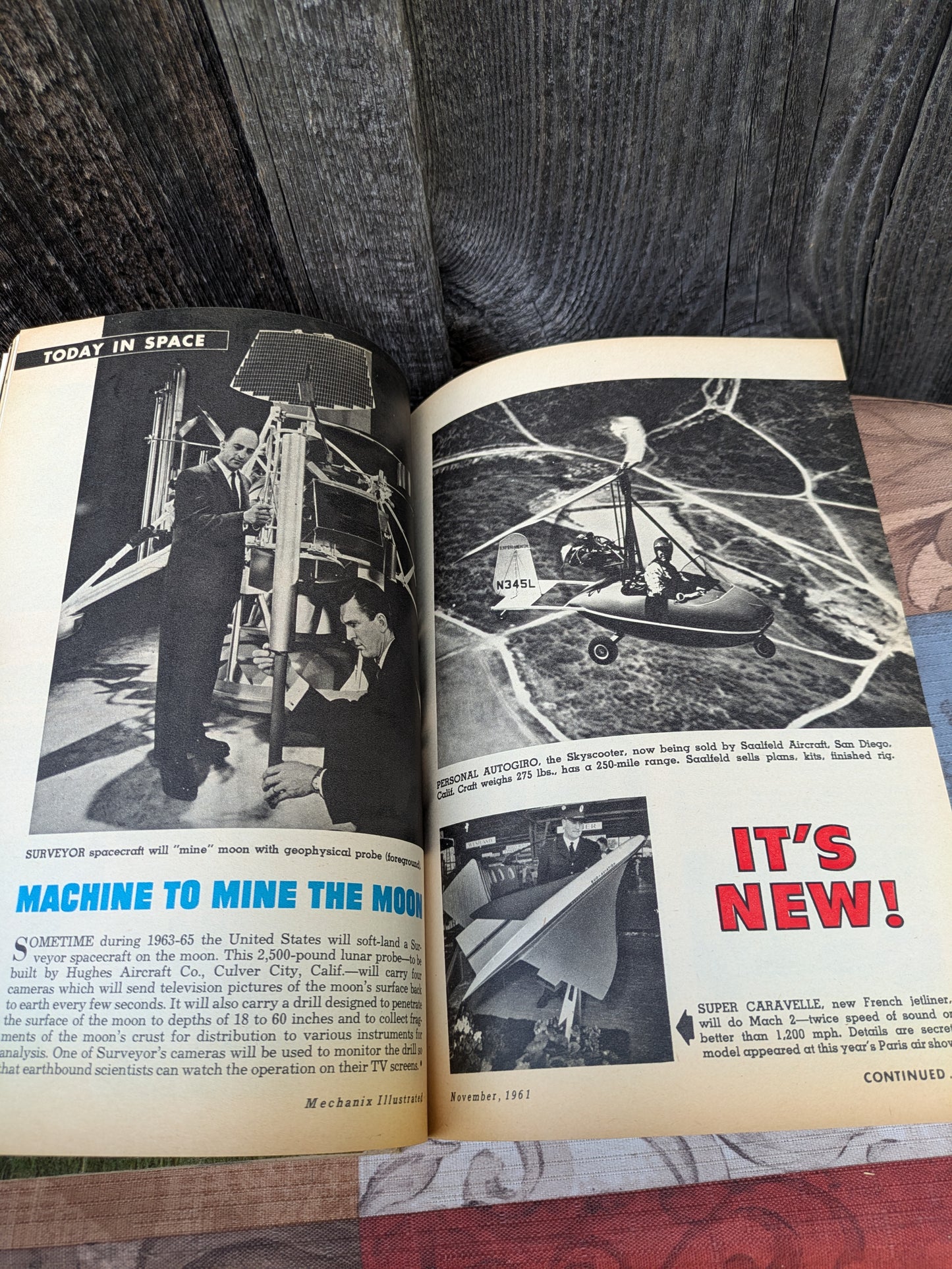 Set of 11 Vintage Mechanix Illustrated Magazines from 1961