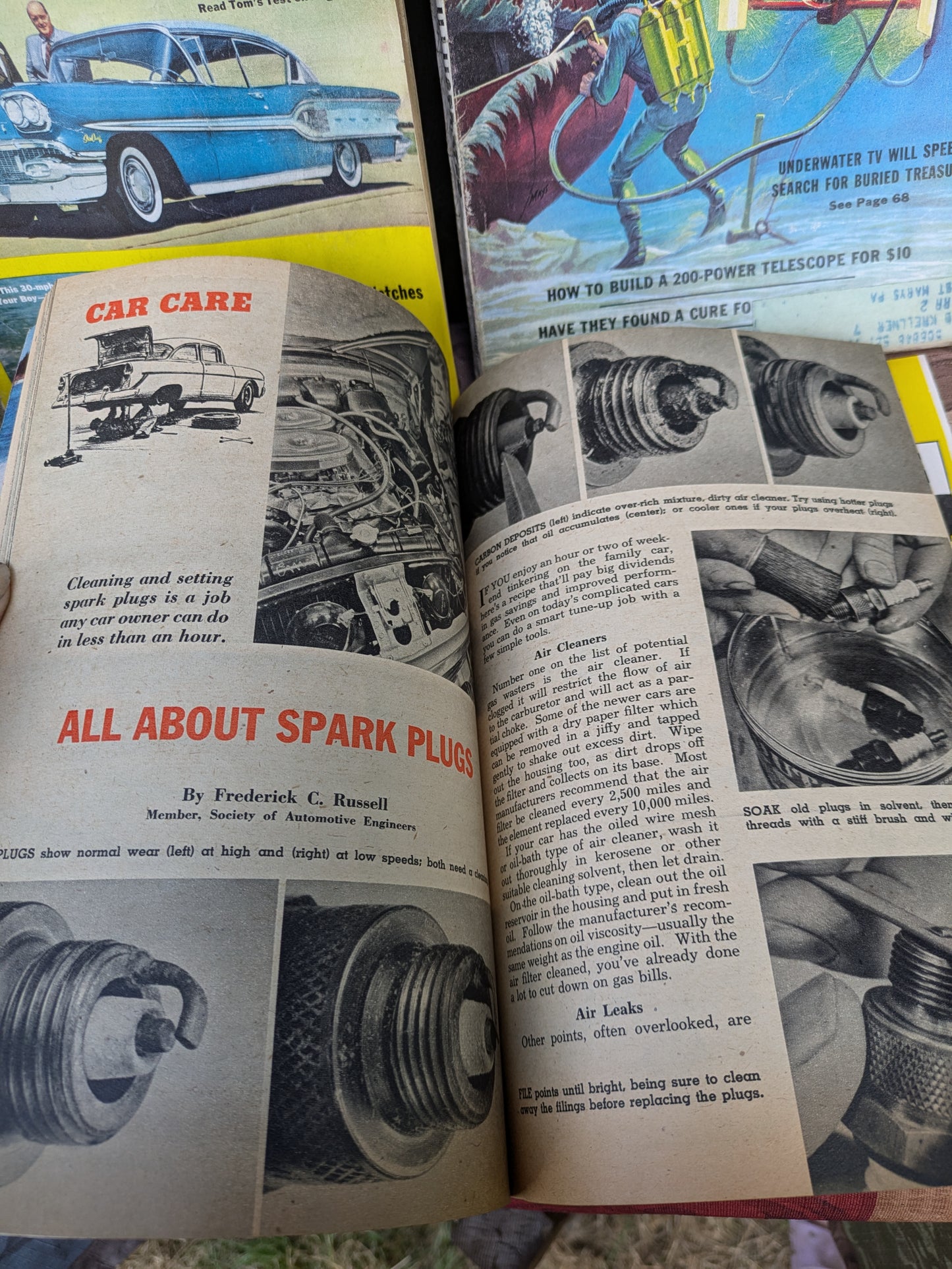 Set of 11 Vintage Mechanix Illustrated Magazines from 1958
