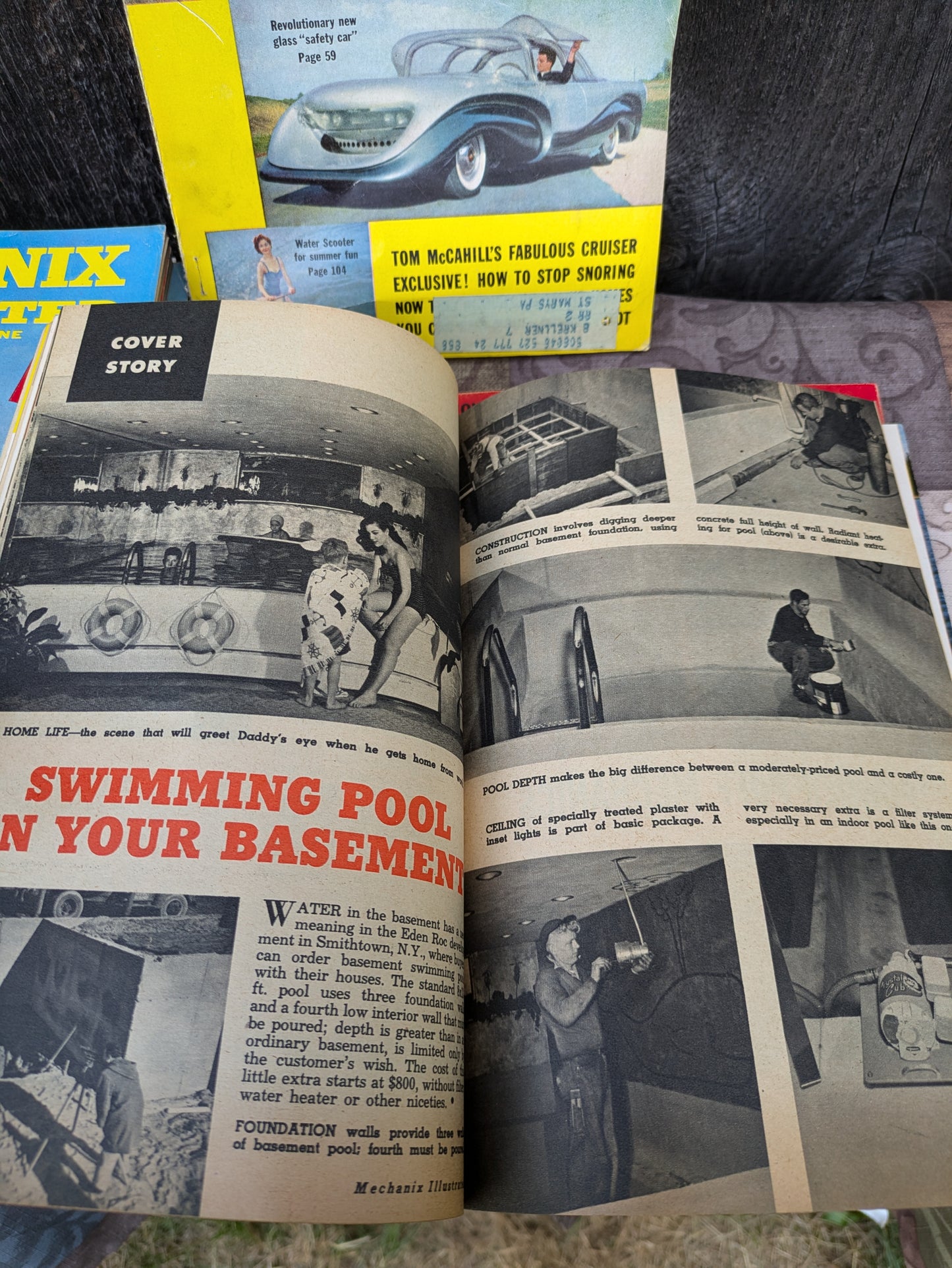 Set of 11 Vintage Mechanix Illustrated Magazines from 1958
