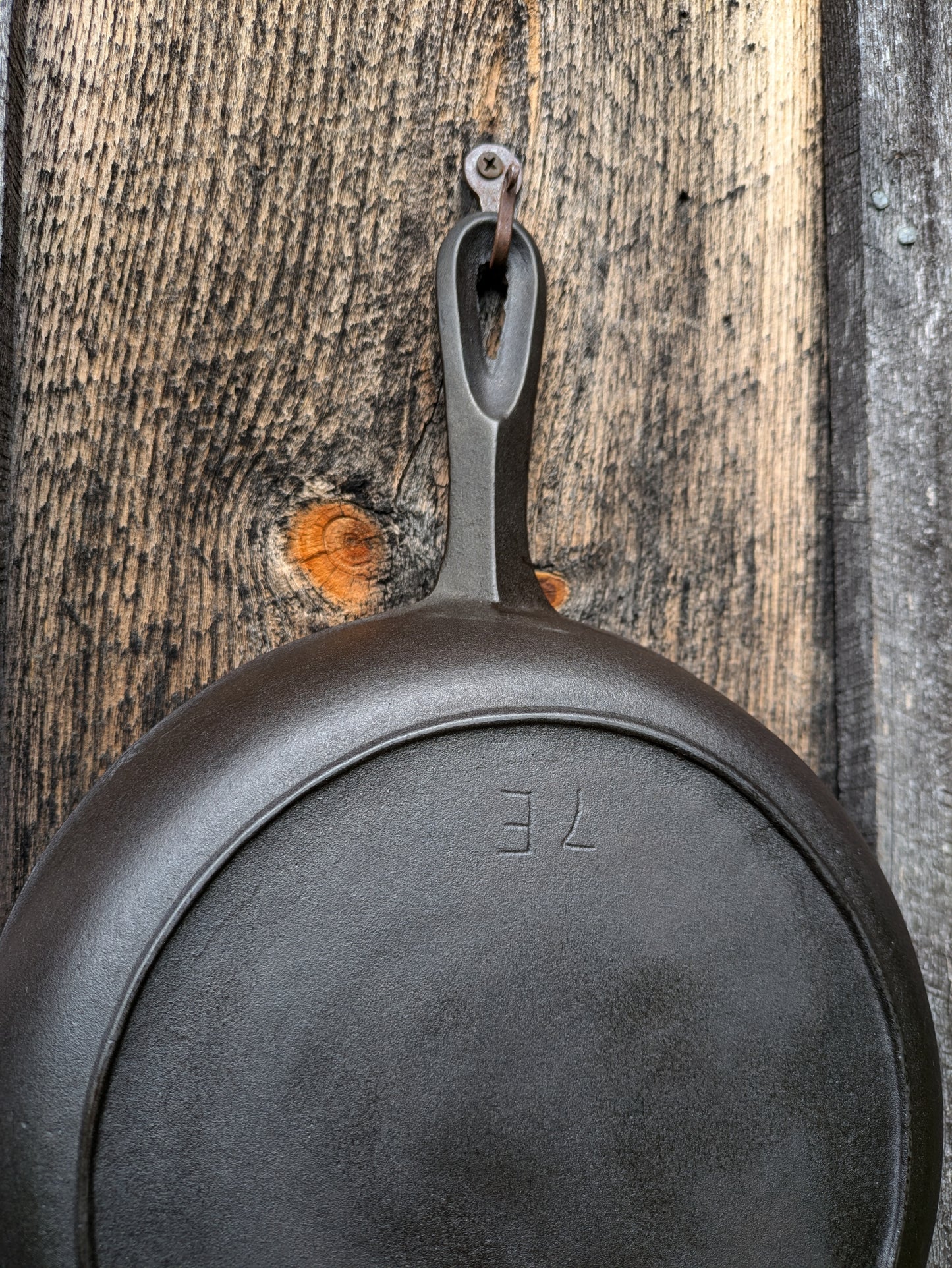 Vintage BSR Red Mountain #7 Cast Iron Skillet