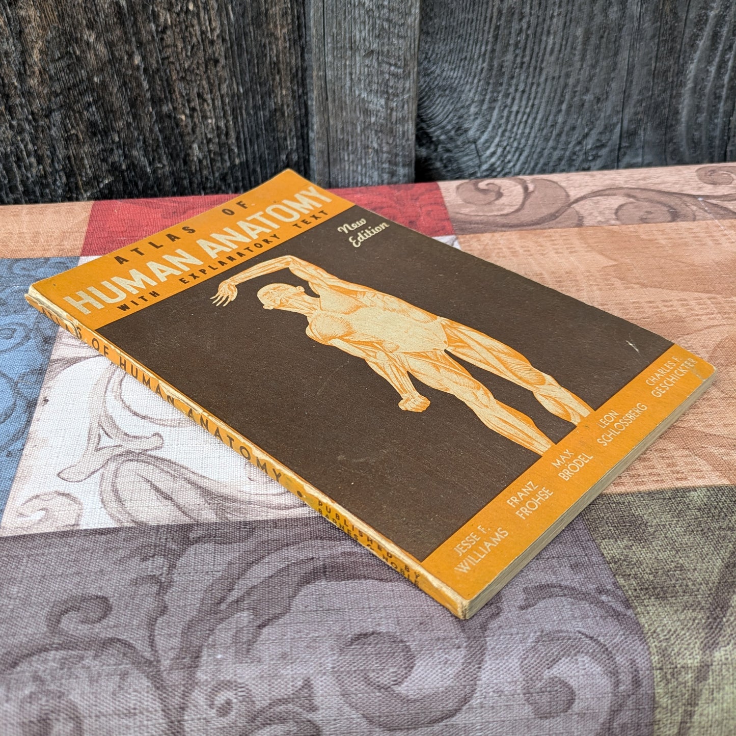 Vintage 1942 Atlas of Human Anatomy with Explanatory Text, New Edition by Williams et al