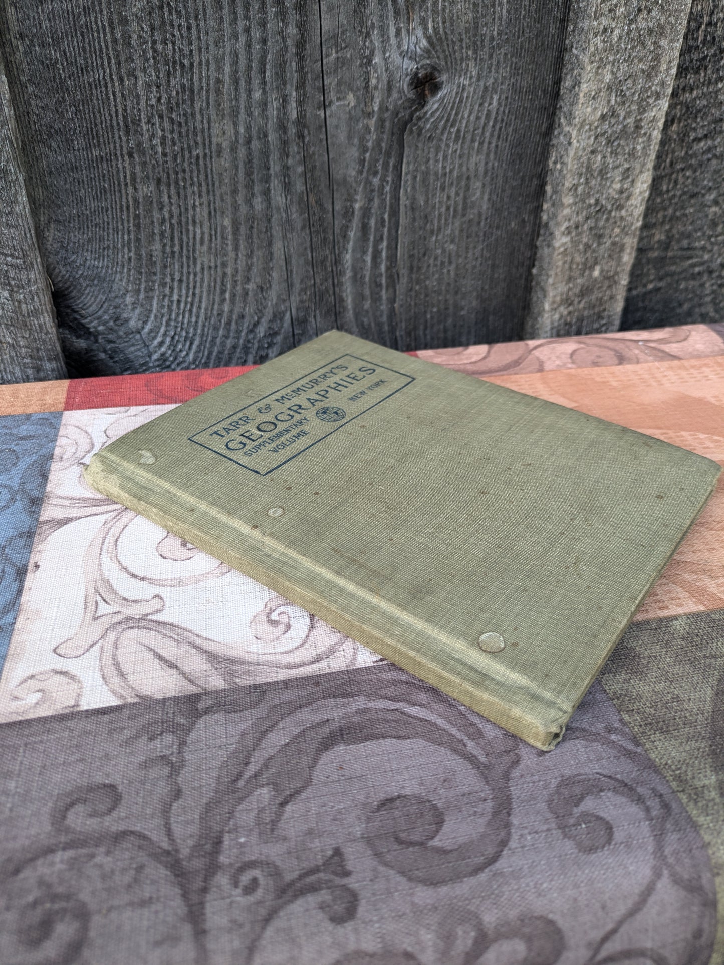 Antique 1901 Tarr & McMurray's Geographies, New York Supplementary Volume.