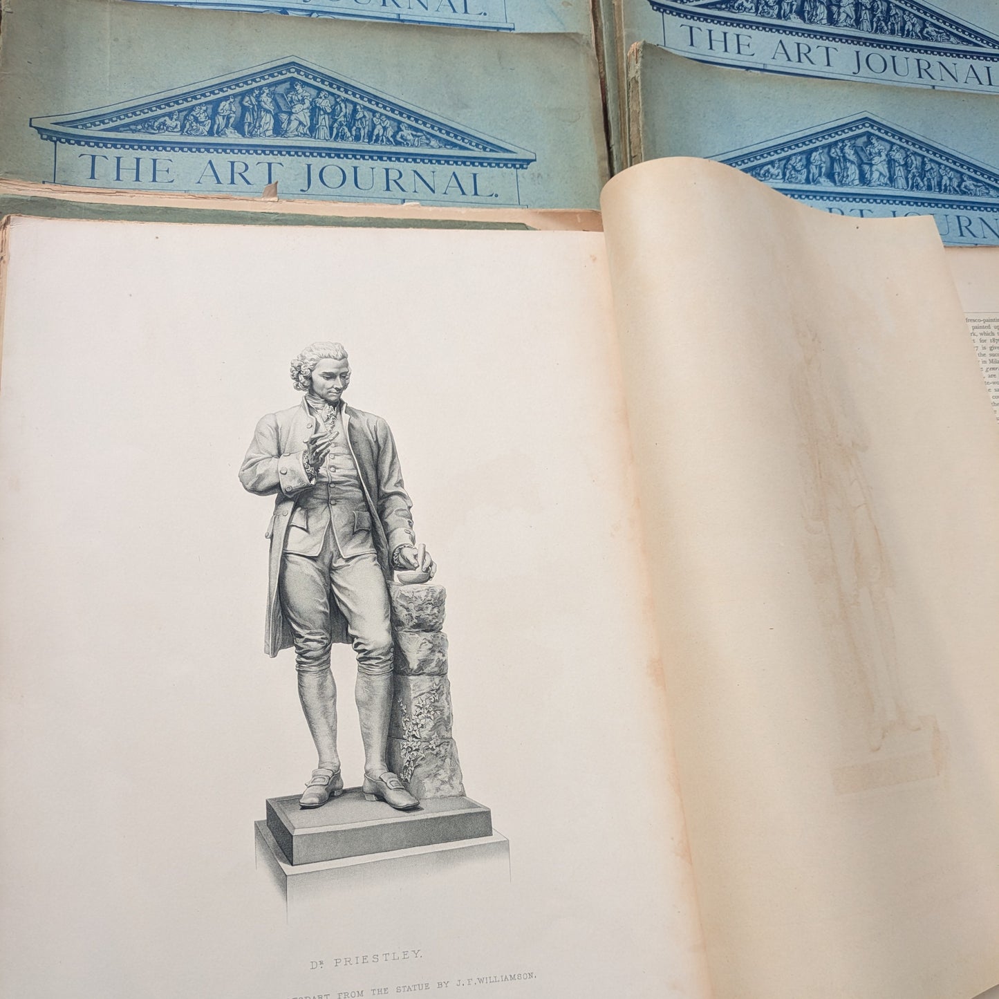 Antique 1877 The Art Journal by D. Appleton & Co Full Year Set of 12 Issues