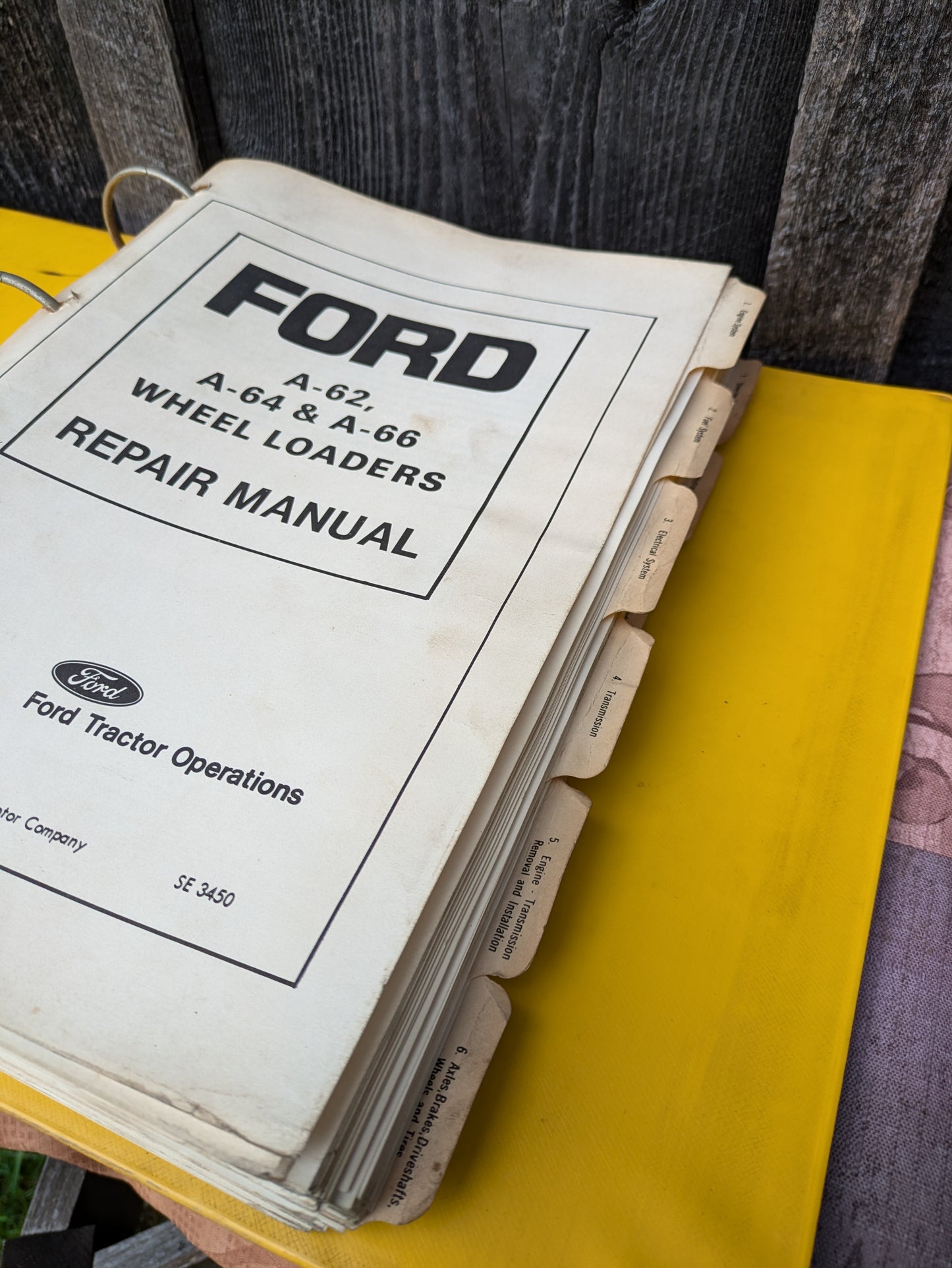 Ford Tractor Wheel Loader Professional Shop Repair Manual A-62, A-64, & A-66