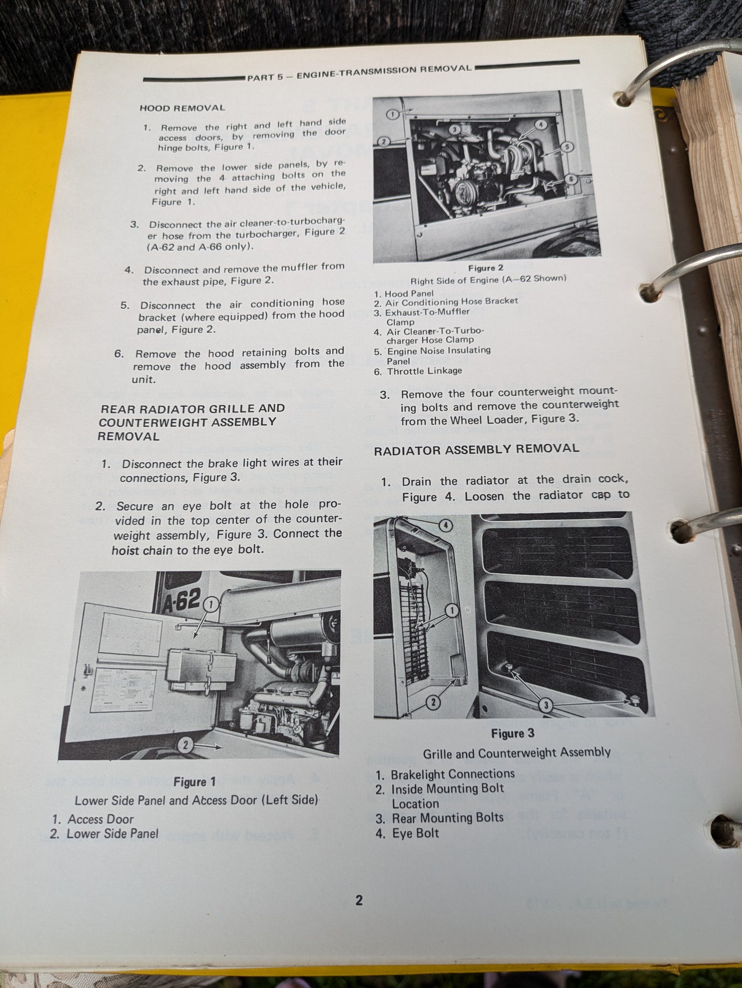 Ford Tractor Wheel Loader Professional Shop Repair Manual A-62, A-64, & A-66