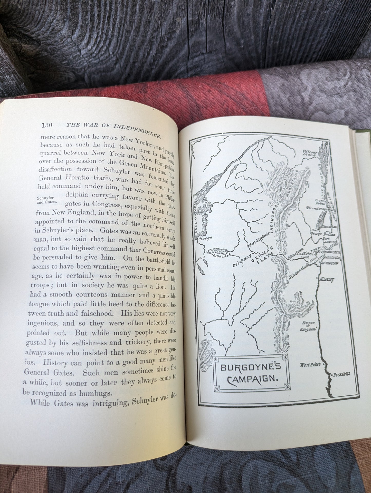 The War of Independence by John Fiske, with Maps and Index, 1917 edition