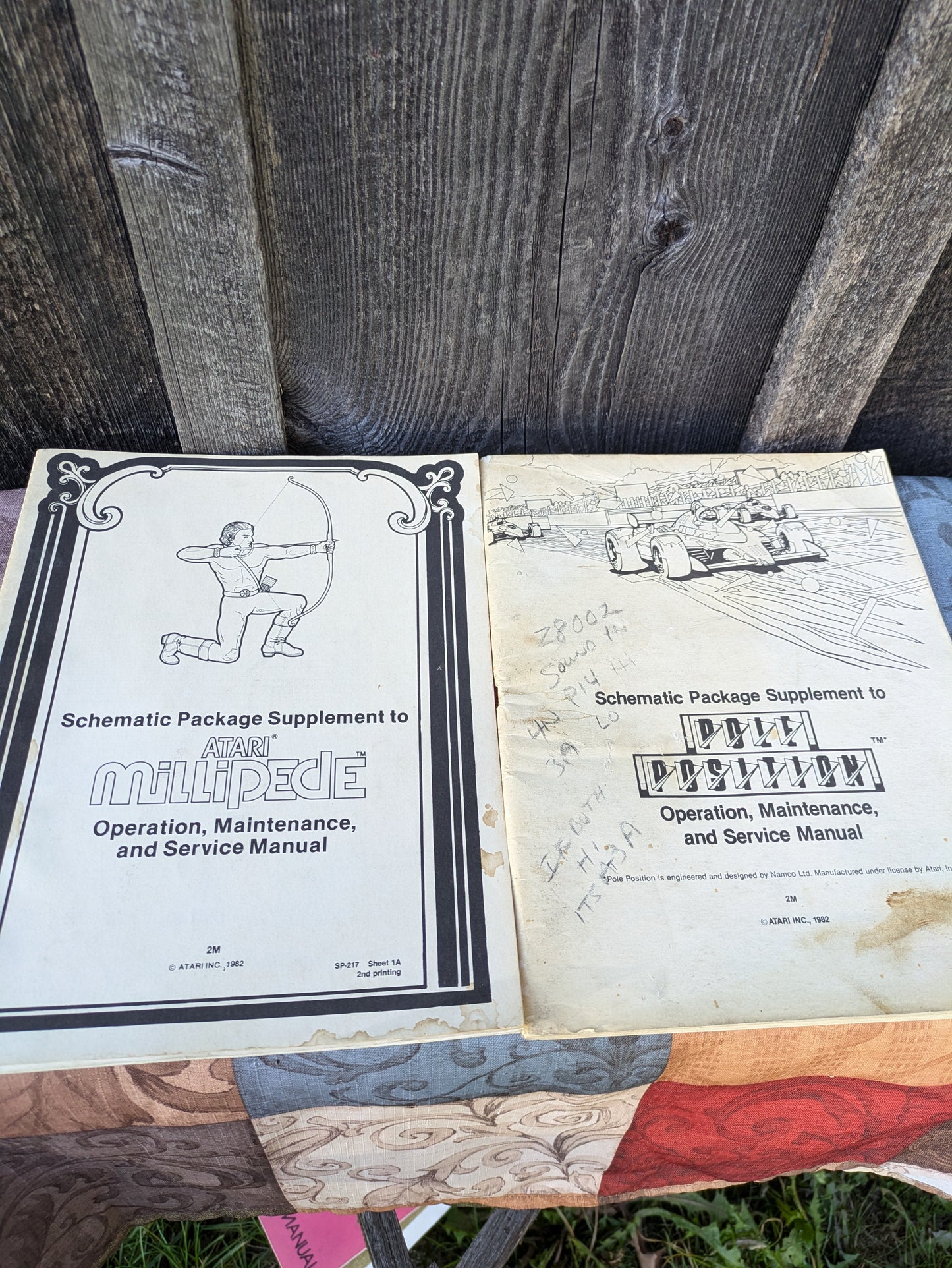 Vintage Arcade Game Operation, Maintenance and Service Manuals- Mortal Kombat, Millipede, Astro Fighter, Pole Position and Berzerk. Includes Schematic Diagrams