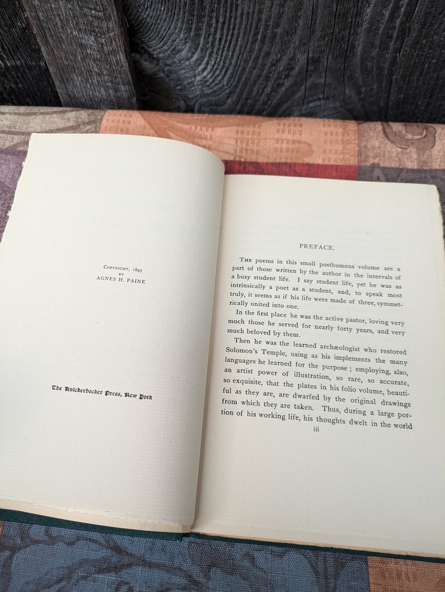 Poems of Timothy Otis Paine, 1897 First Edition