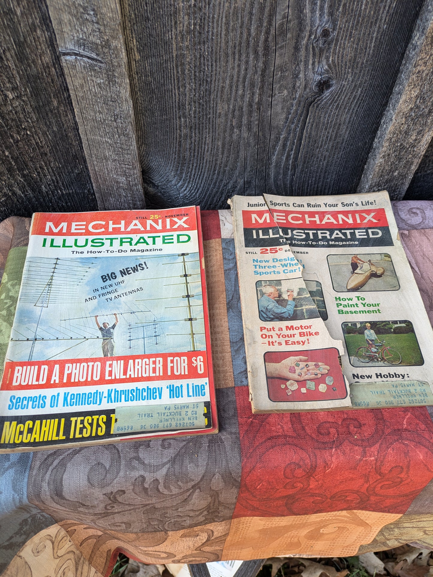 Set of 11 Vintage Mechanix Illustrated Magazines from 1963