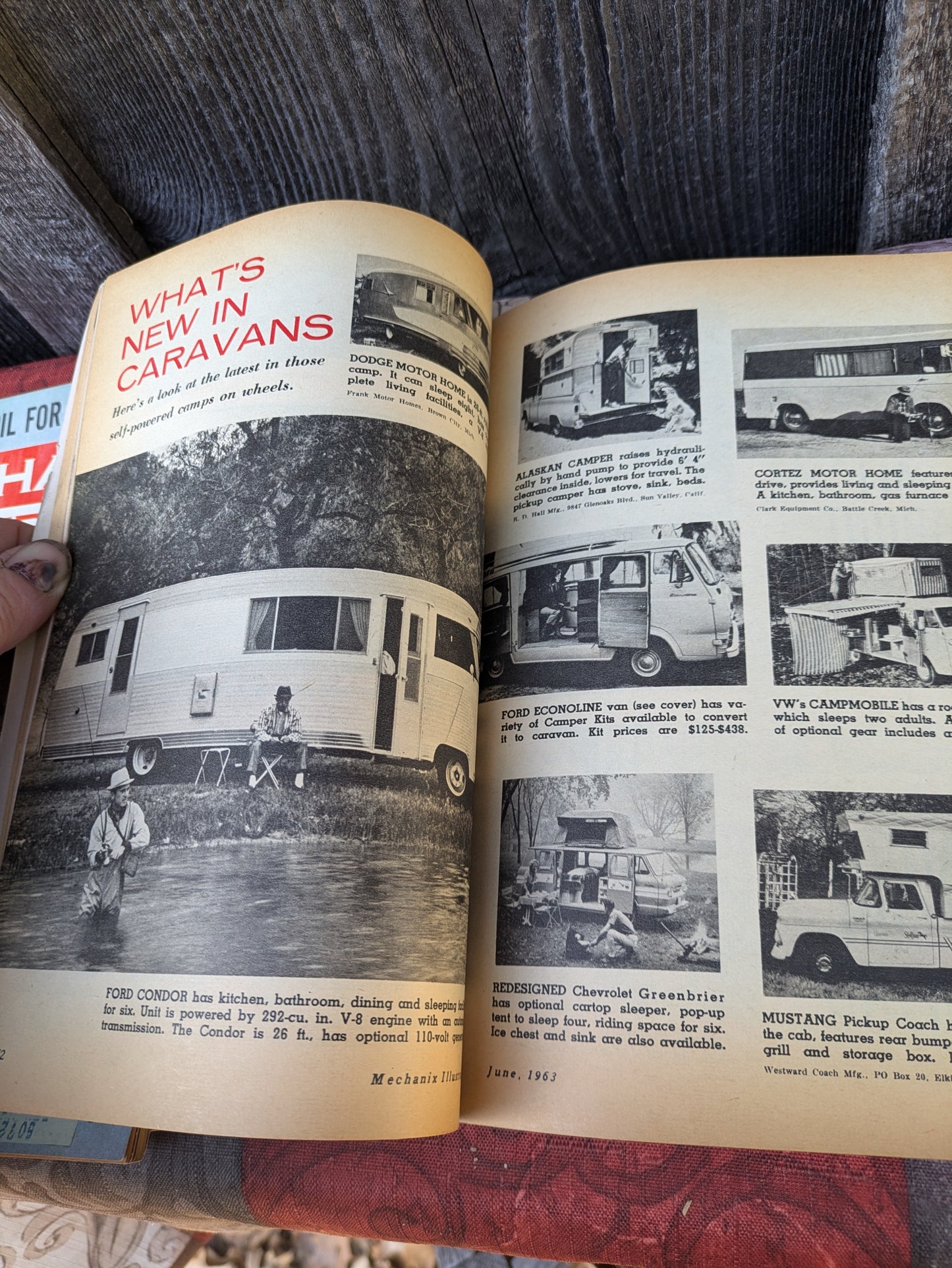 Set of 11 Vintage Mechanix Illustrated Magazines from 1963